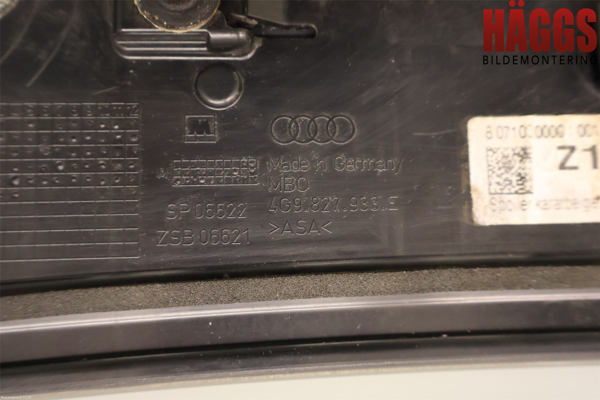 Audi A6 ALLROAD 12-18 Spoiler Baklucka