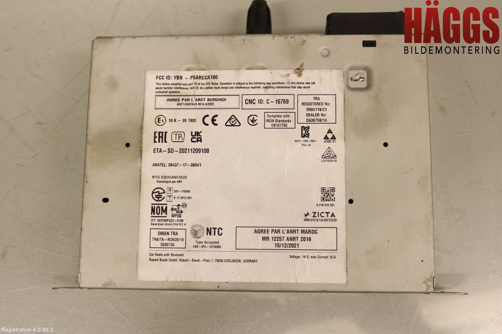 Citroen COTROEN C3 17-24 Radio