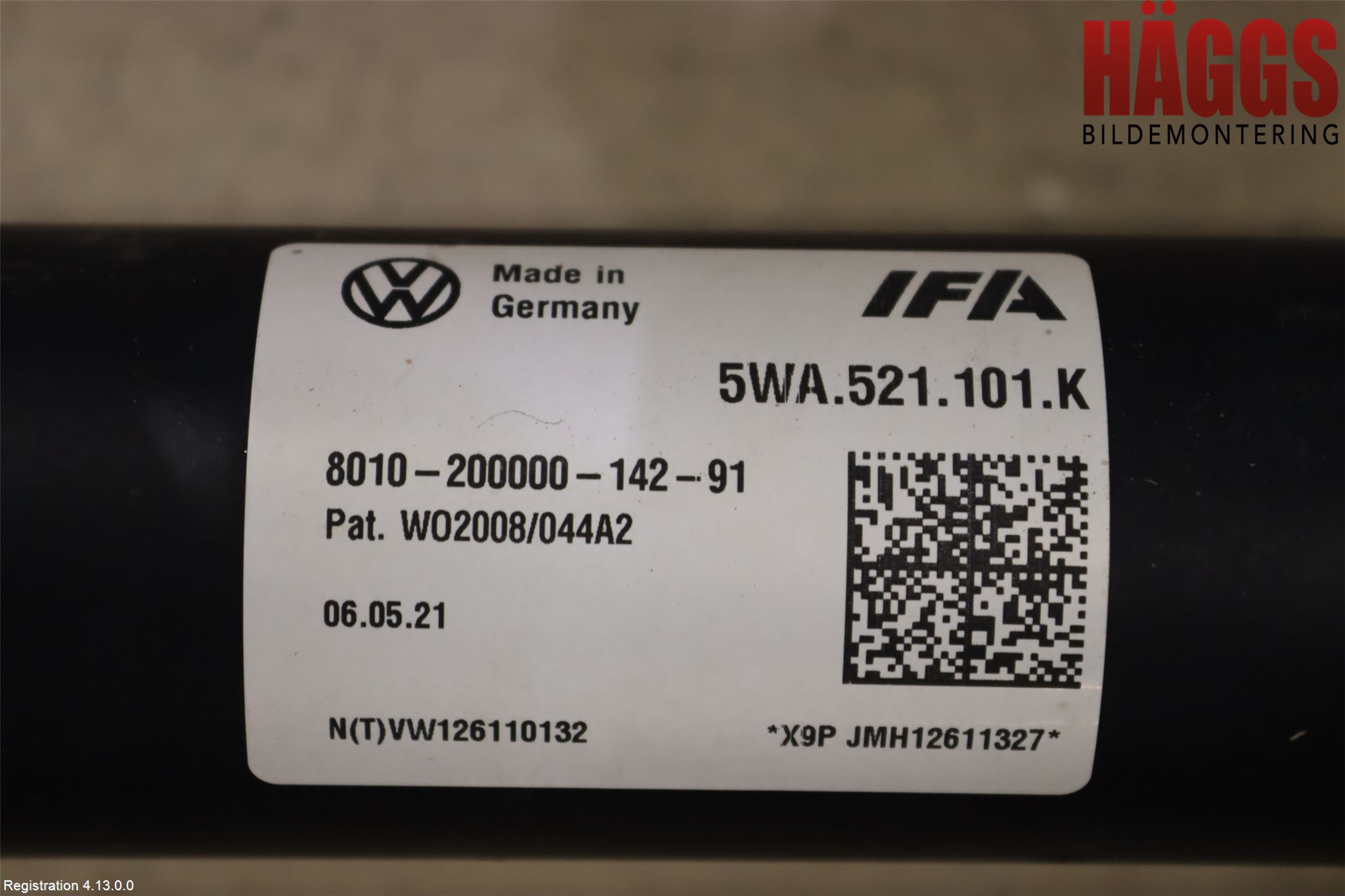 Volkswagen VW GOLF / E-GOLF VIII 20- Mellanaxel Komp