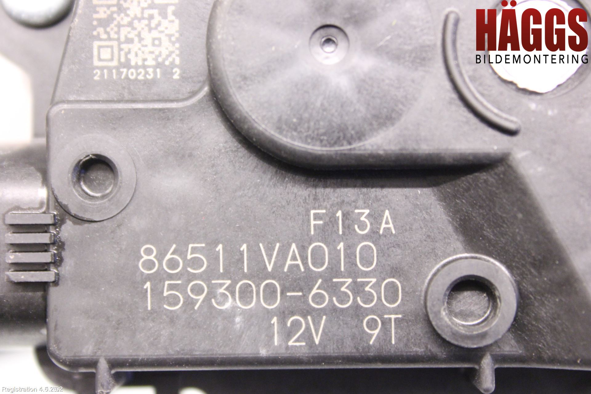 Subaru XV 12-17 Torkarmotor Vindruta