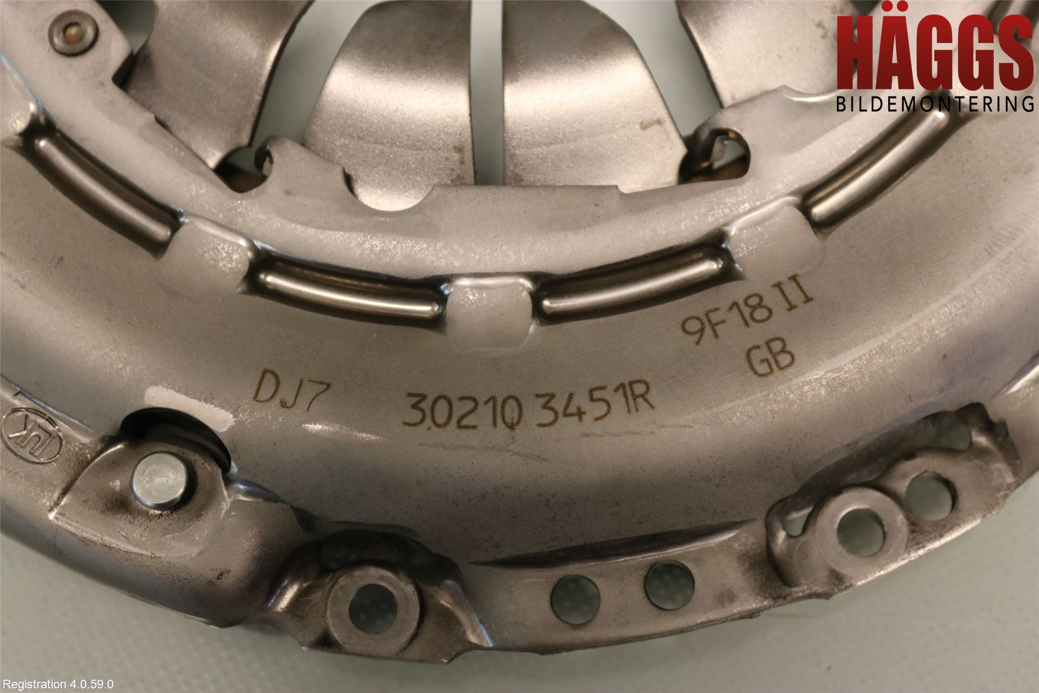 Nissan QASHQAI 17-21 Koppling Tryckplatta