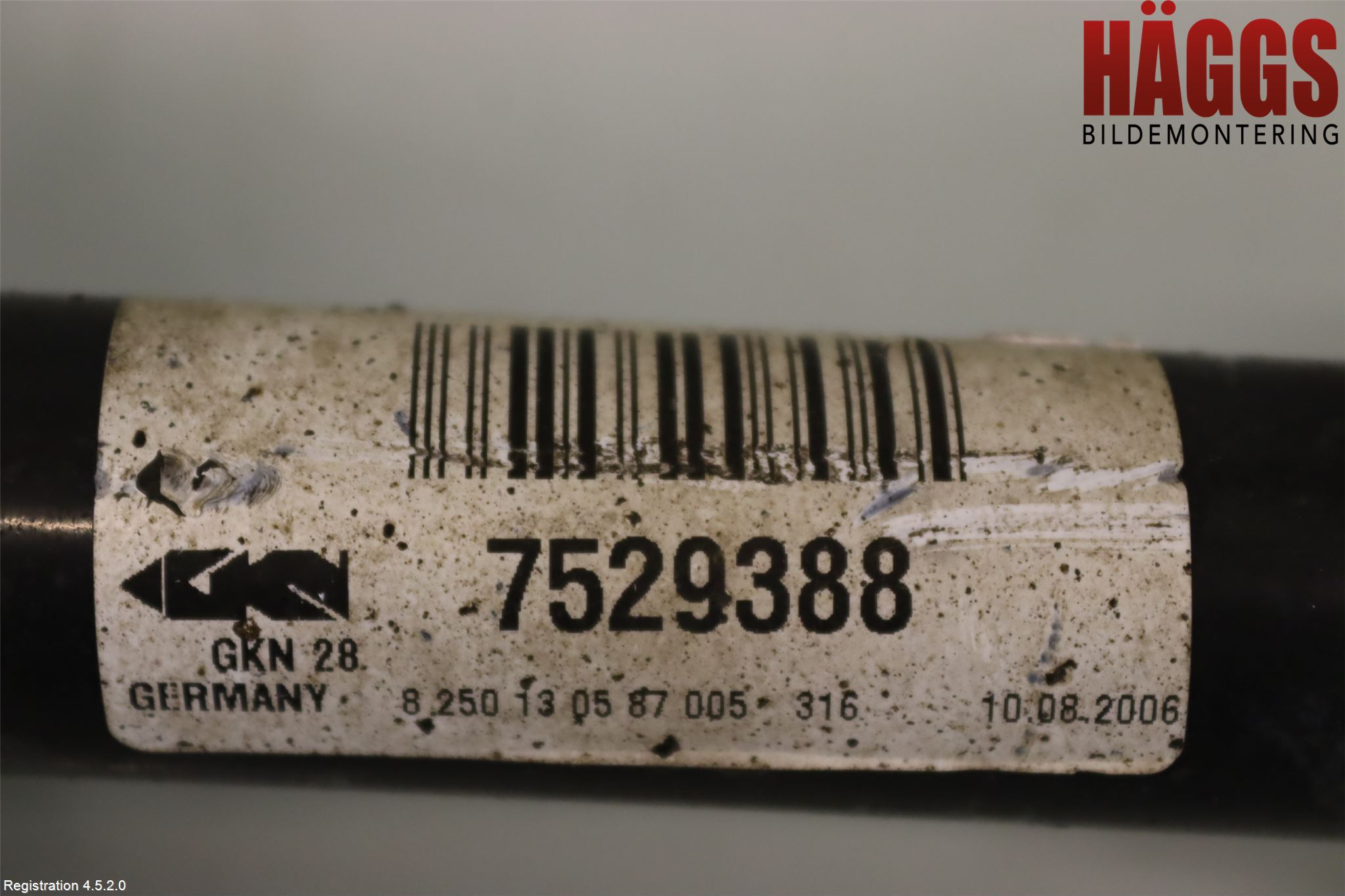 BMW 3 E90/91 SED/TOU 05-12 Drivaxel Fram Vänster