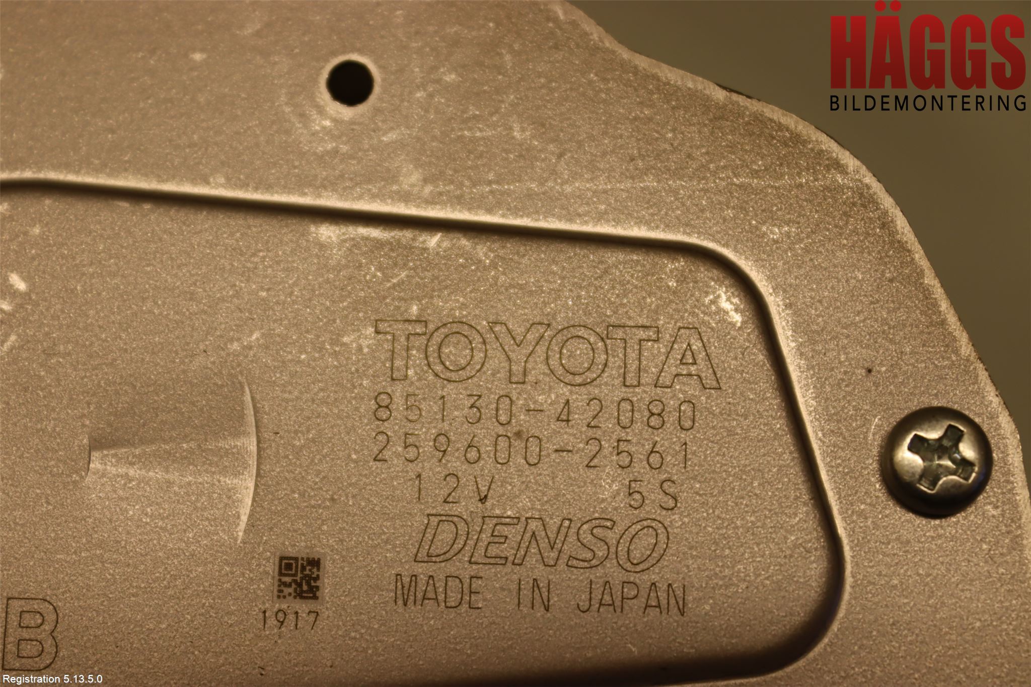 Toyota RAV4 13-18 Torkarmotor Baklucka