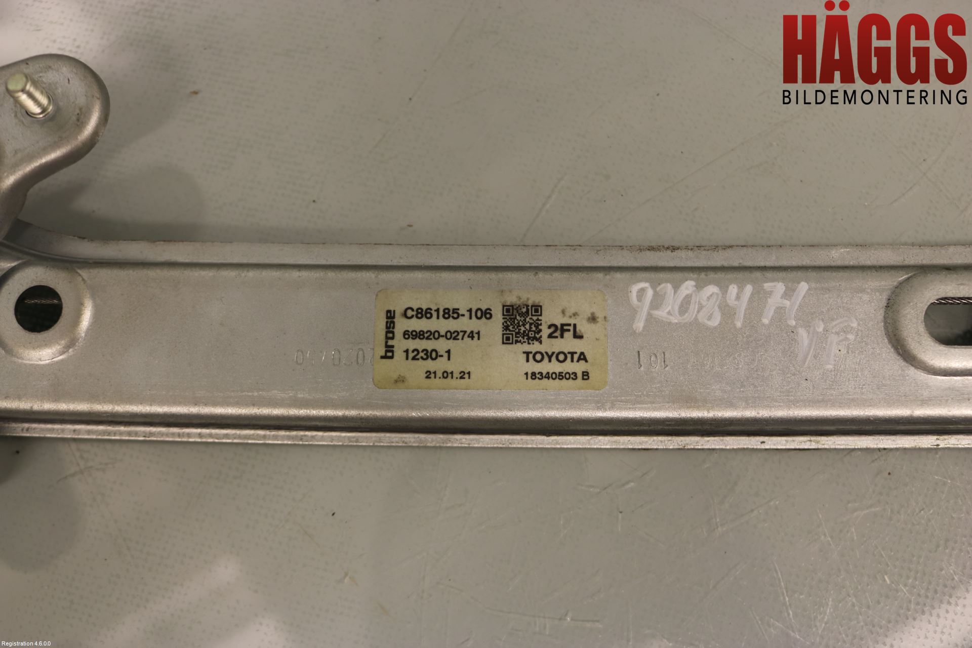 Toyota COROLLA 19- Fönsterhiss El Kompl