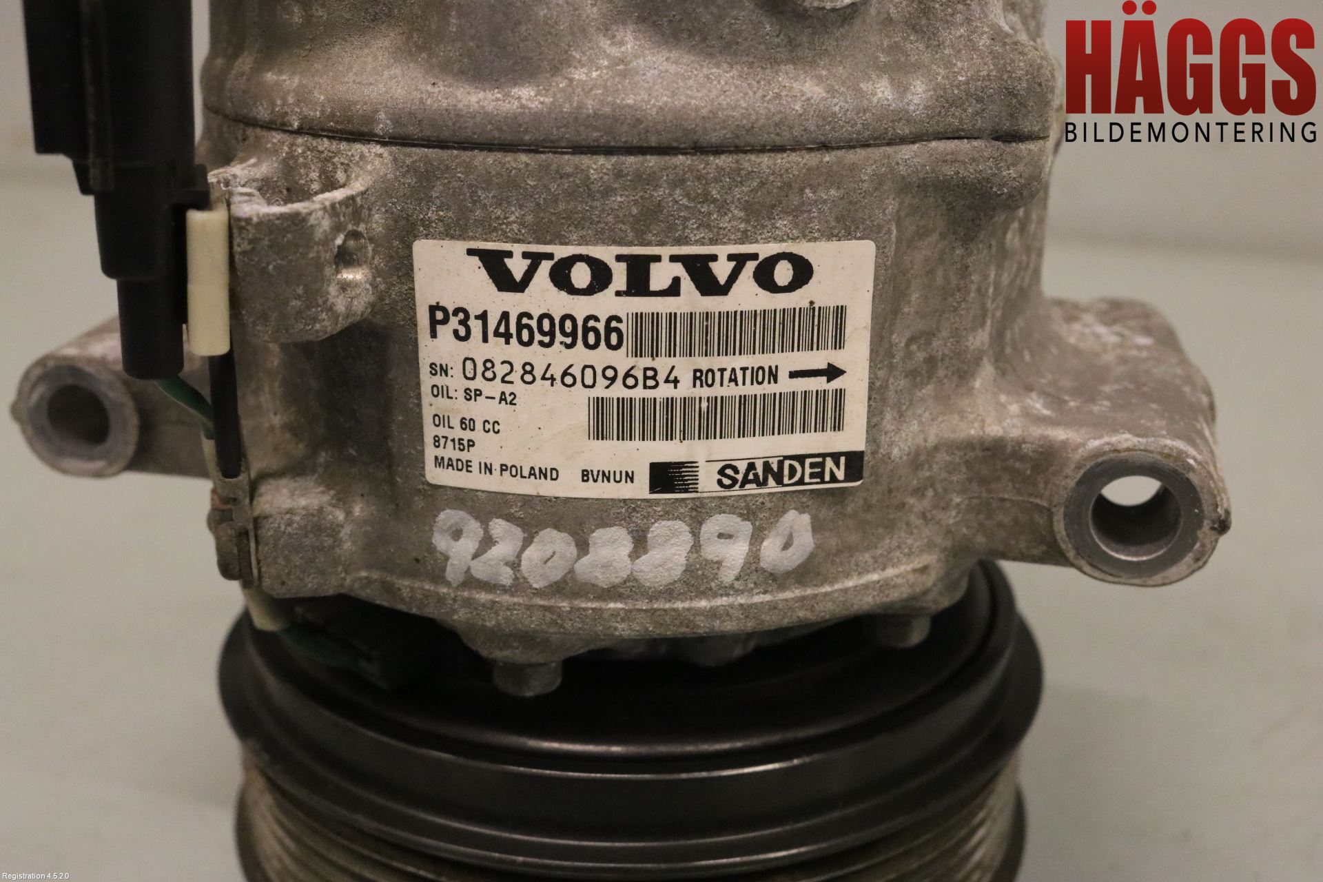 Volvo V90 17->> Ac Kompressor