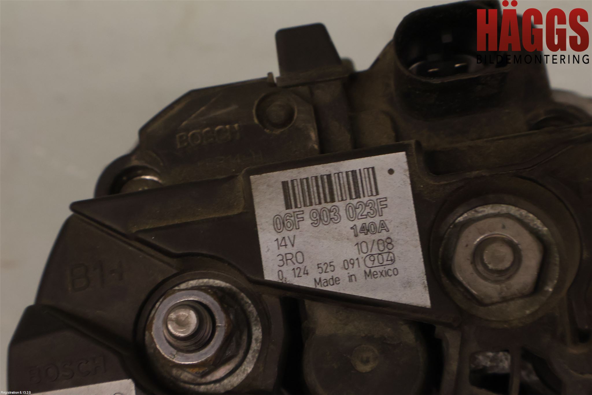 Volkswagen VW GOLF V 04-09 Generator