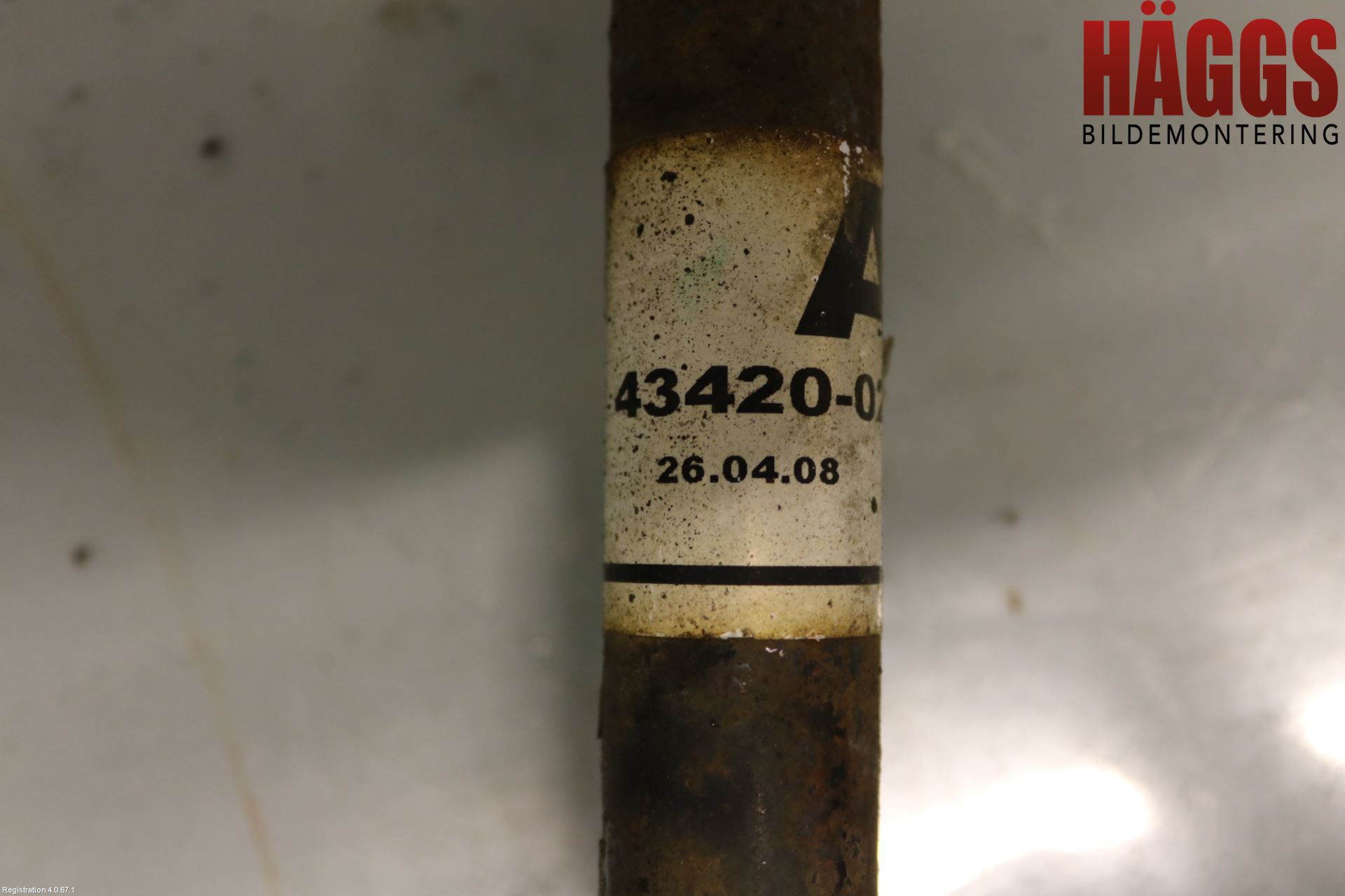 Toyota COROLLA 08-12 Drivaxel Fram Vänster