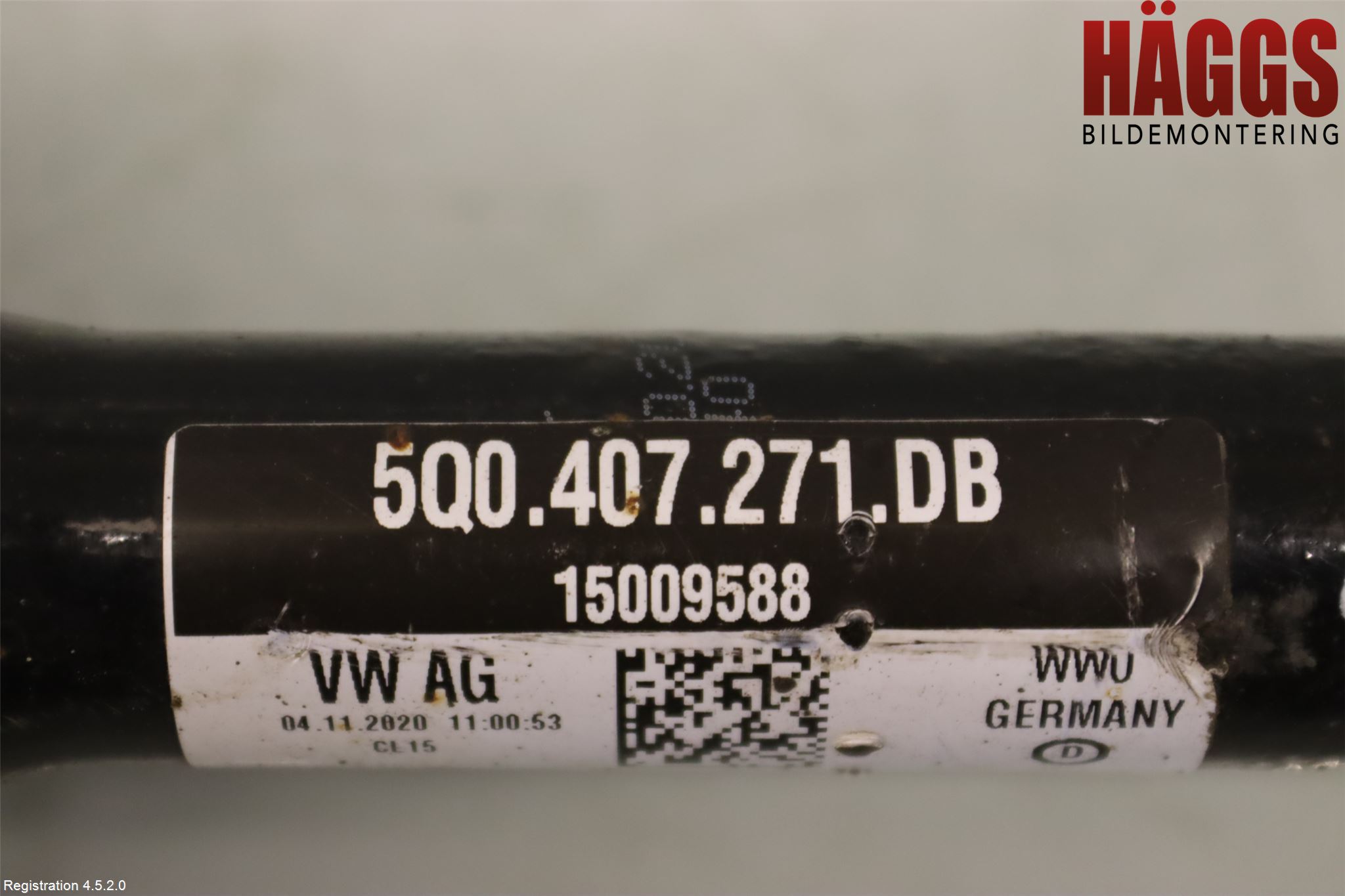 Volkswagen VW T-ROC 18- Drivaxel Fram Vänster