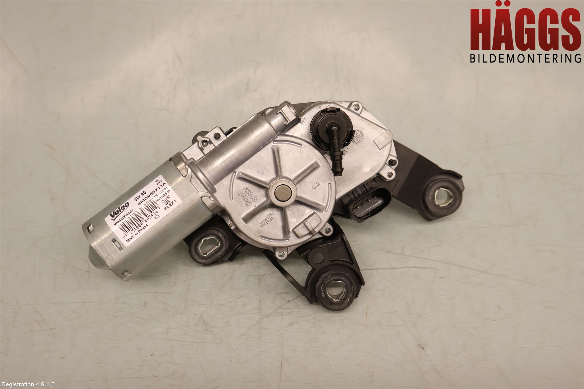 Audi A4/S4 B9 16-19 Torkarmotor Baklucka