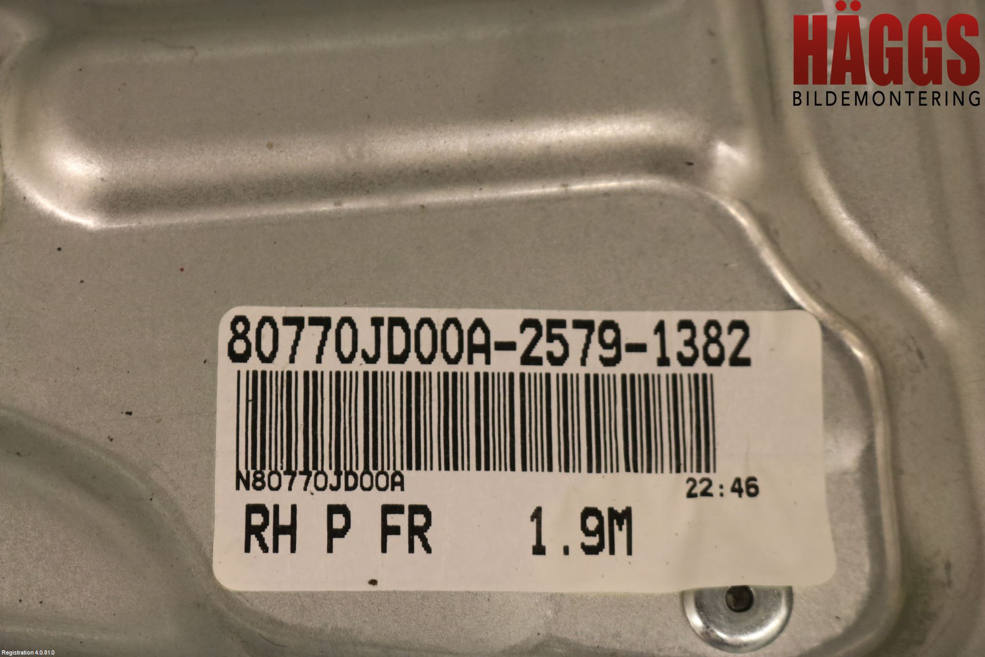 Nissan QASHQAI+2  08-10 Fönsterhiss El Kompl