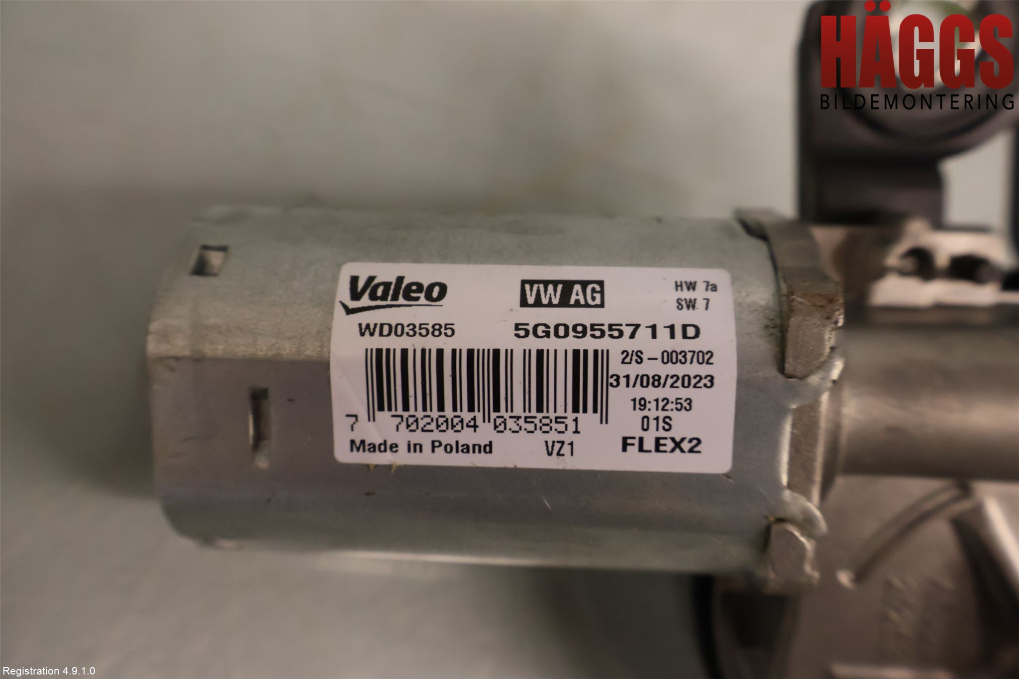 Skoda FABIA 22- Torkarmotor Baklucka