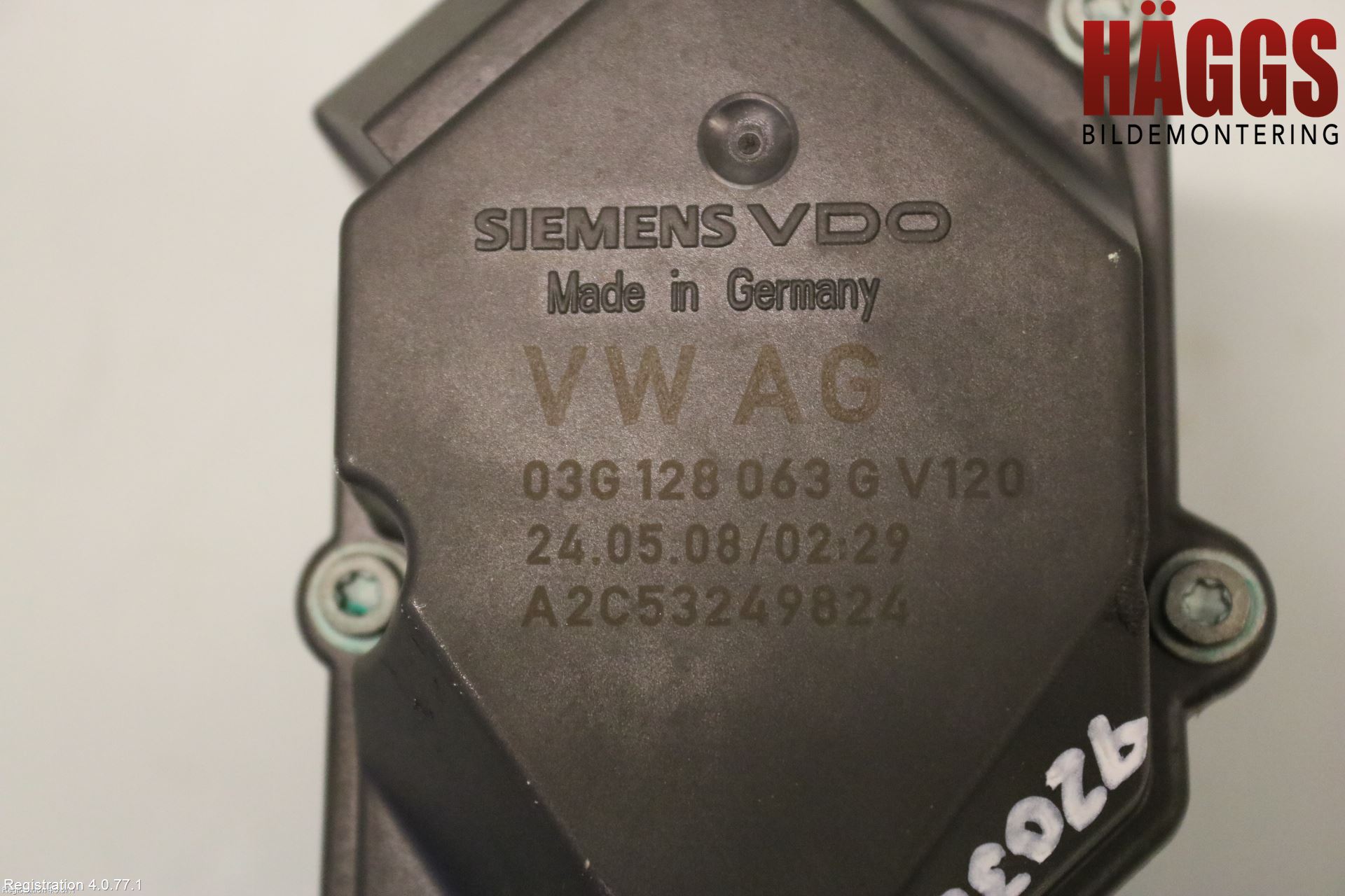 Volkswagen VW GOLF V 04-09 Injspjällhus