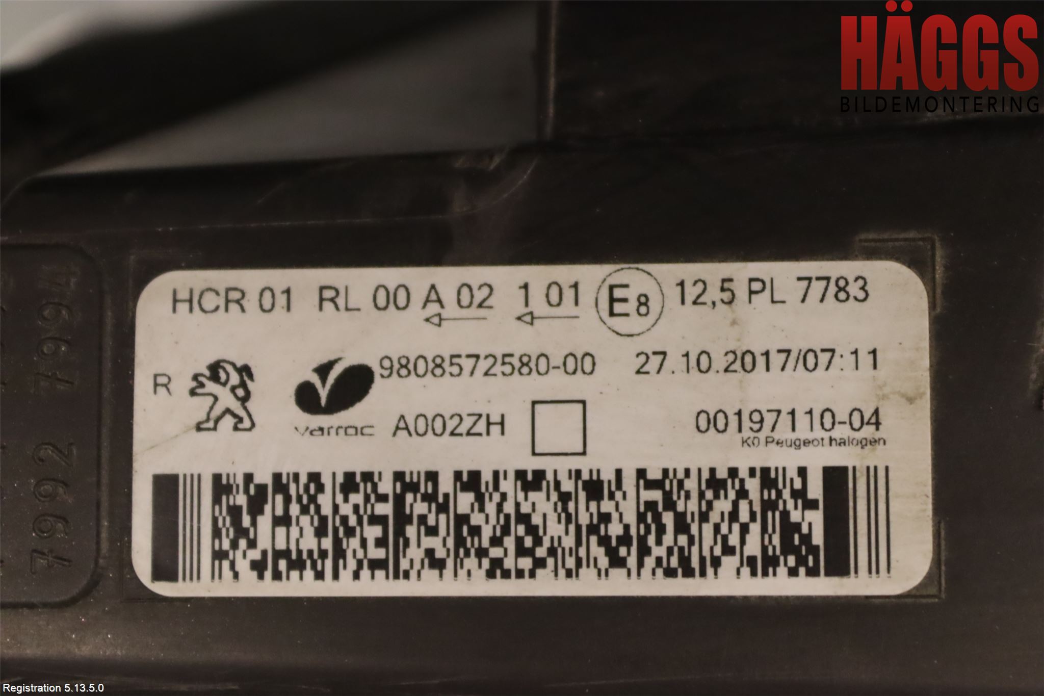 Peugeot EXPERT/E-EXPERT 17- Strålkastare Höger