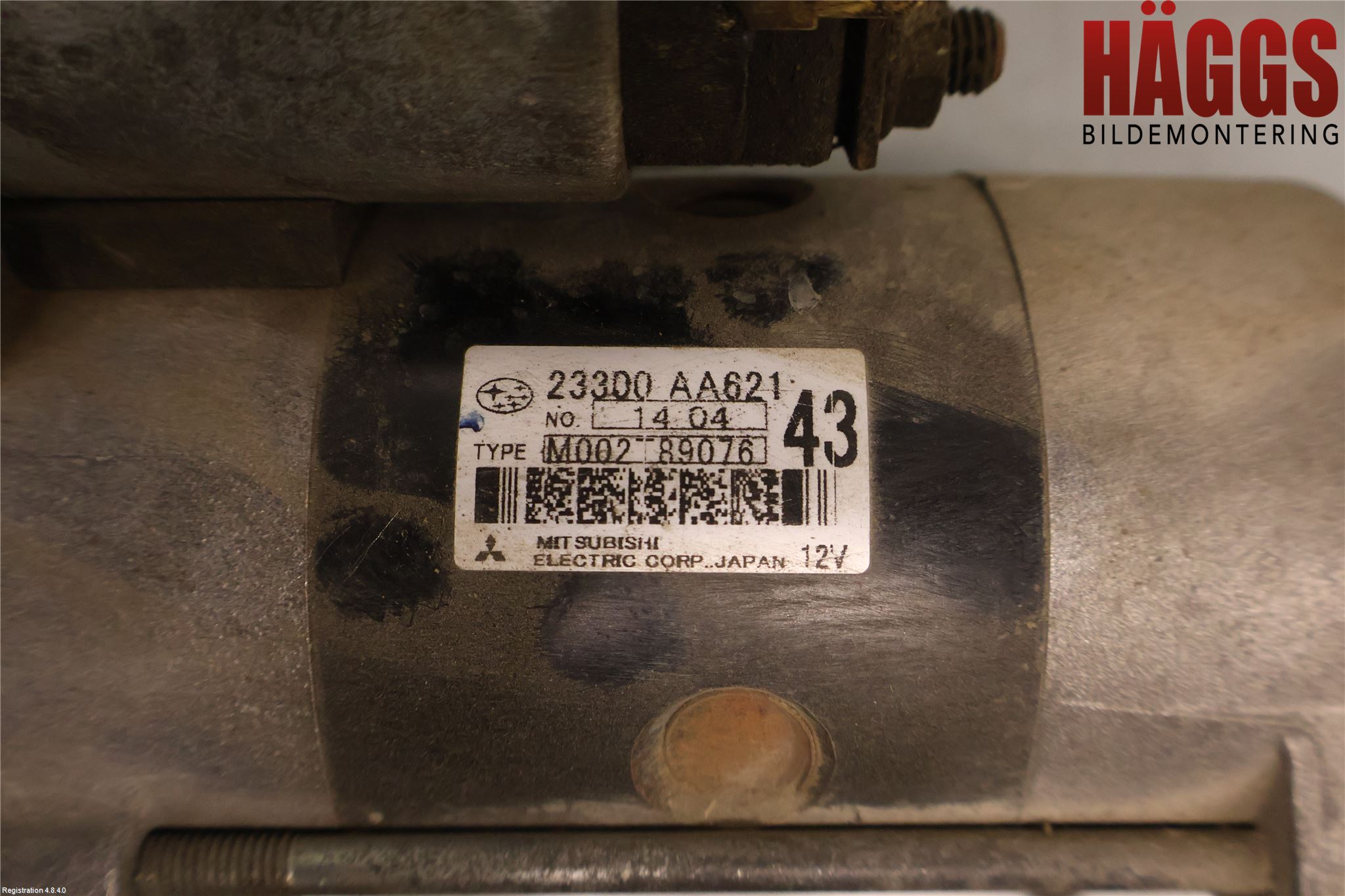 Subaru LEGACY 10-14 Startmotor Diesel