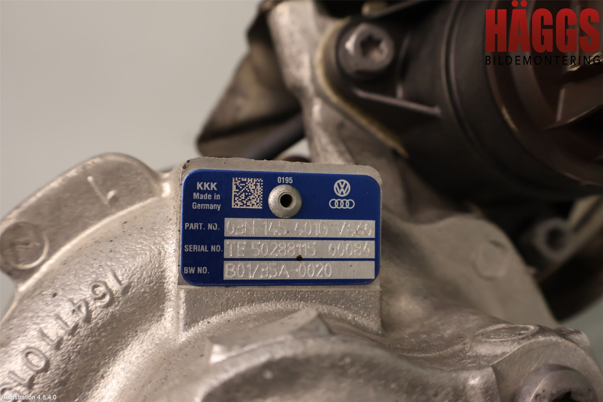 Volkswagen VW ARTEON 17- Turboaggregat