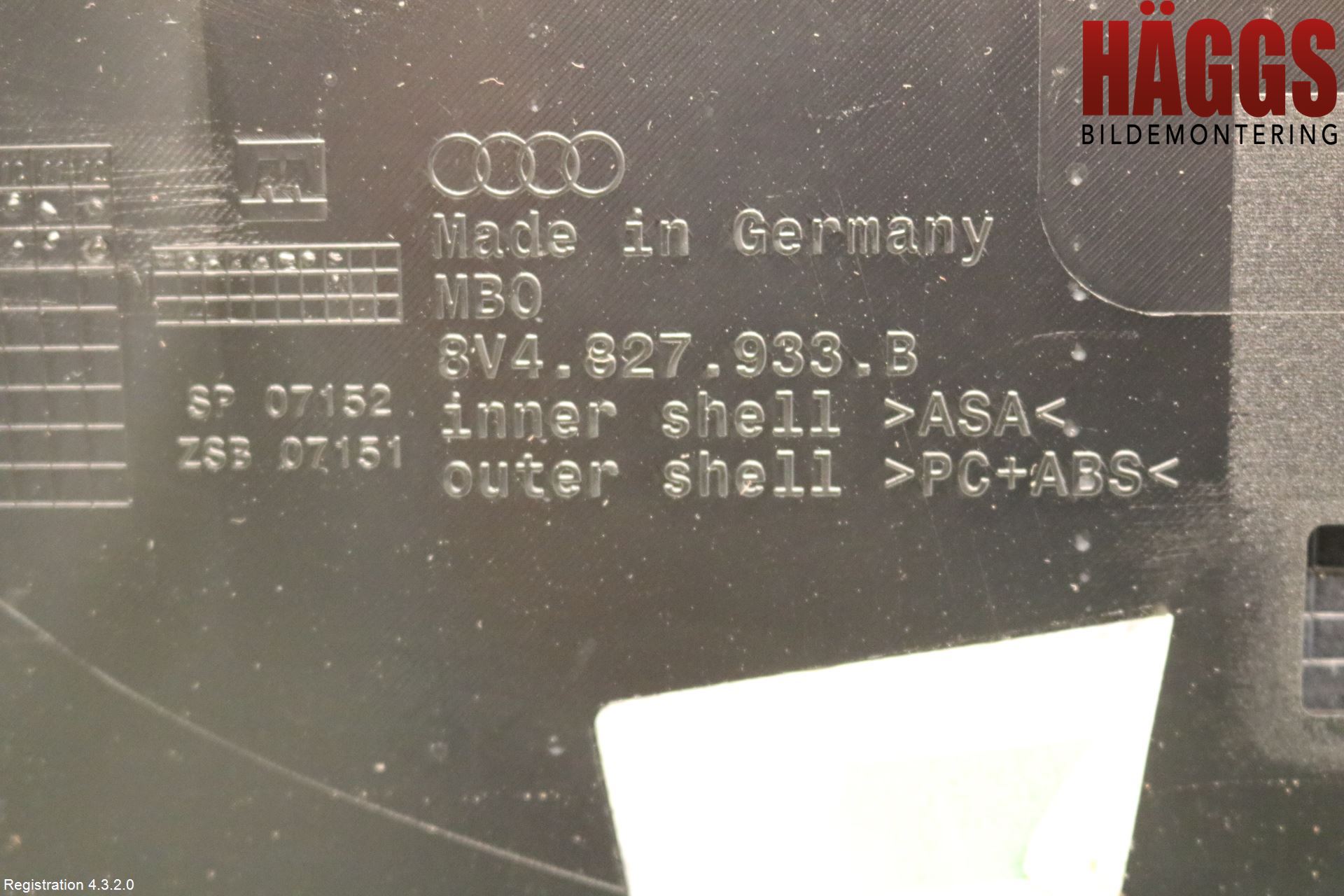 Audi A3/S3 8V 13-20 Spoiler Baklucka