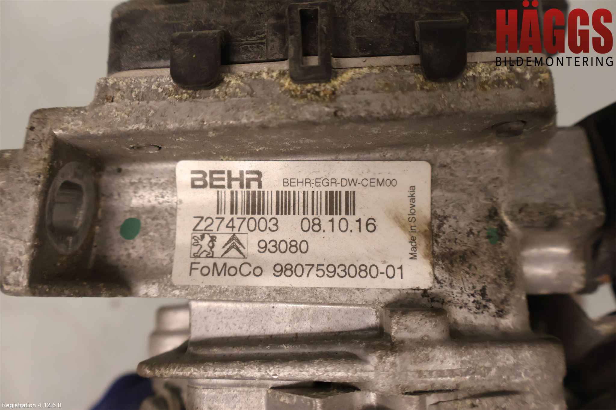 Peugeot EXPERT/E-EXPERT 17- Egr Ventil