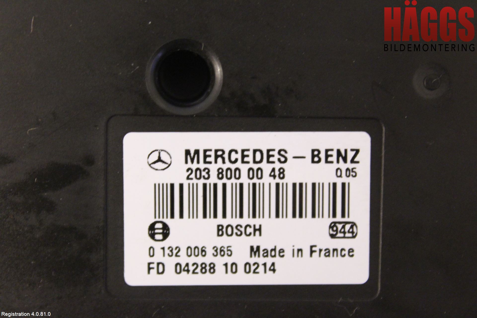 Mercedes-Benz MB CLS (C219) 03-11 Inredstol Reglermotor Fr