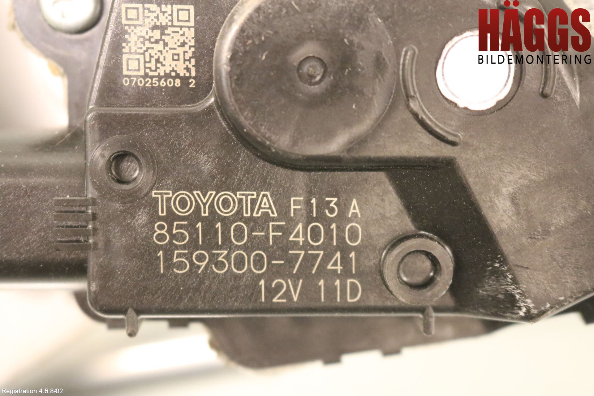 Toyota C-HR 16-23 Torkarmotor Vindruta