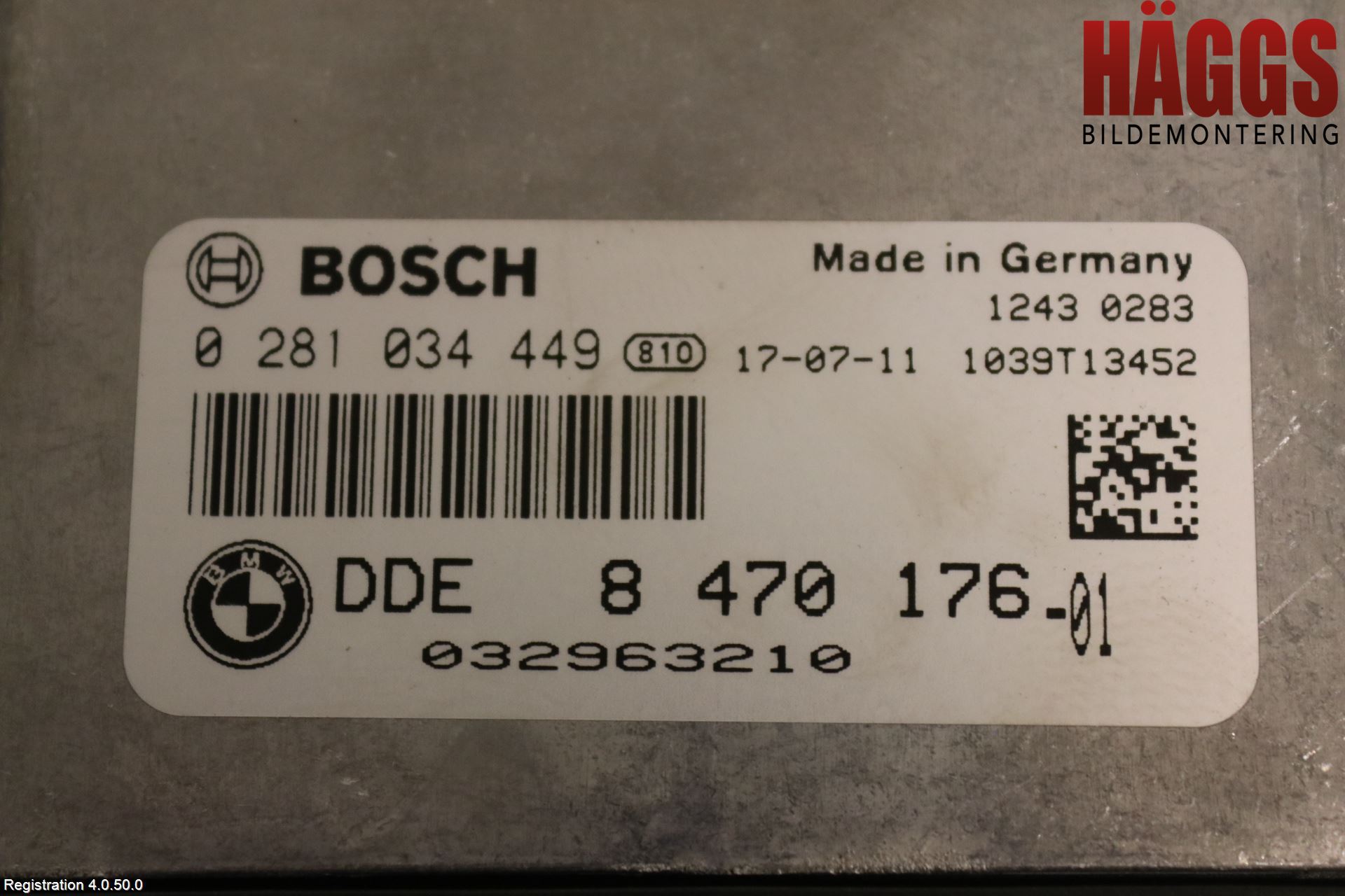 BMW 3 GT F34 13-19 Styrenhet Inspump Diesel