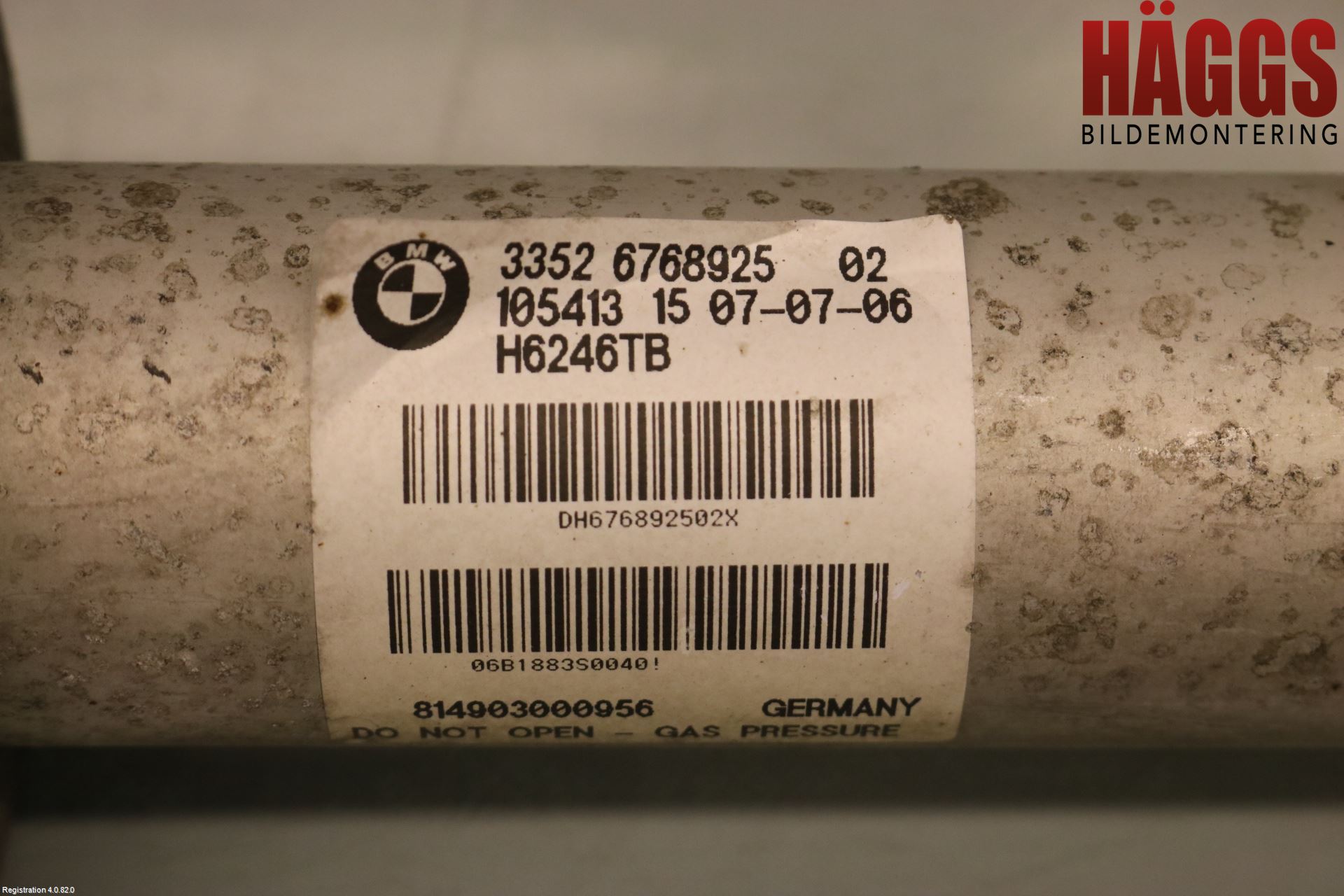 BMW 6 E63/64    02-10 Fjäderben Bak Vänster