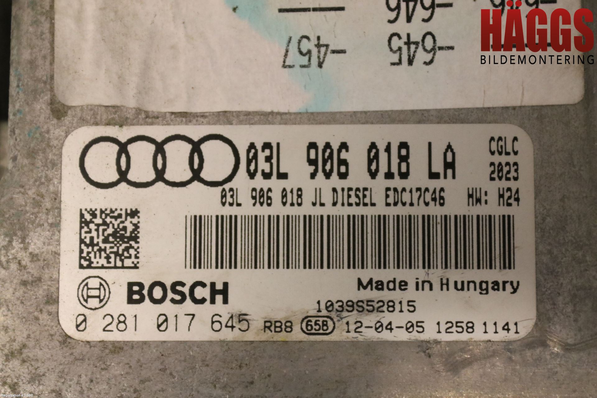 Audi A6/S6 4G 11-18 Styrenhet Inspump Diesel