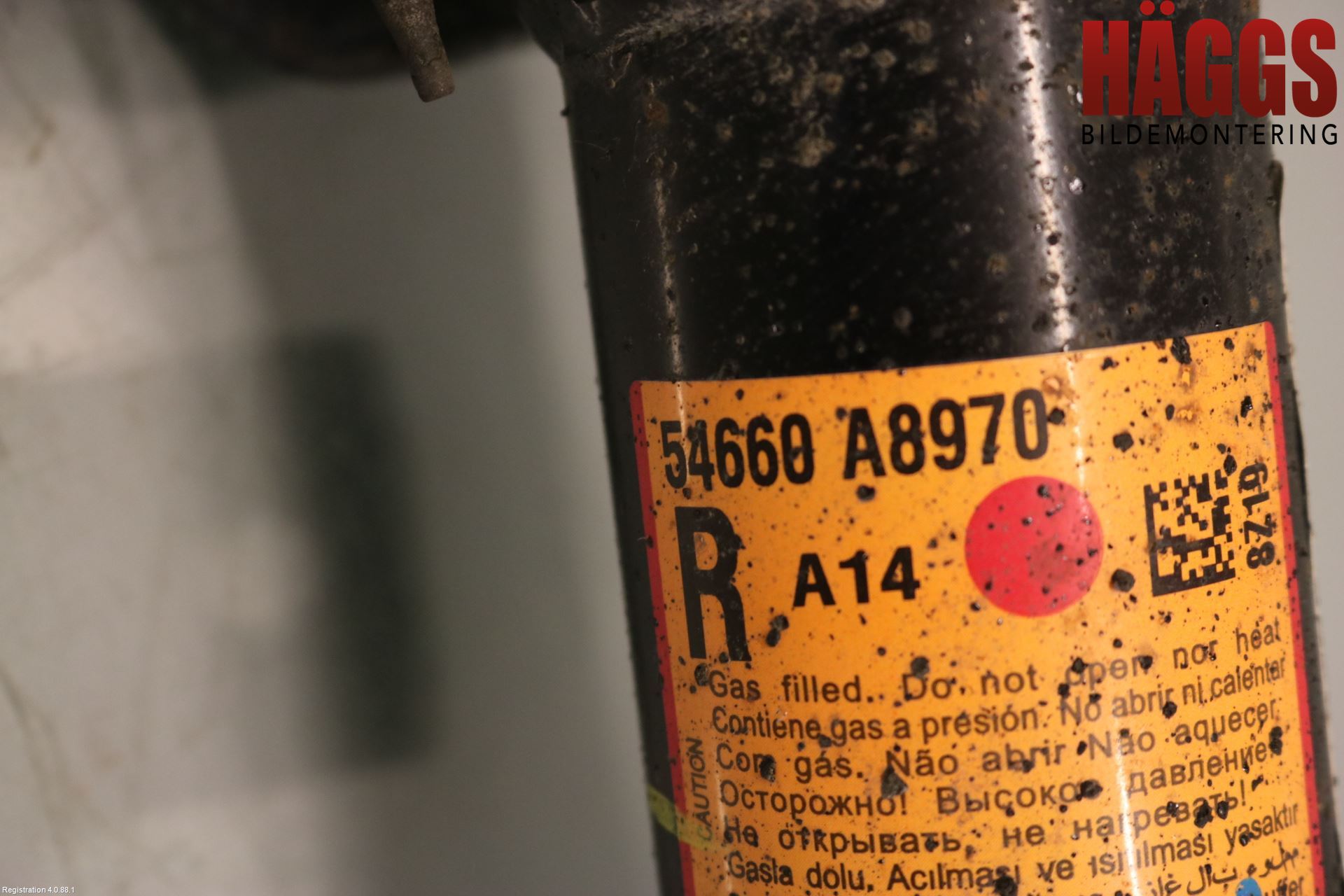 Kia OPTIMA 16-20 Fjäderben Fram Höger