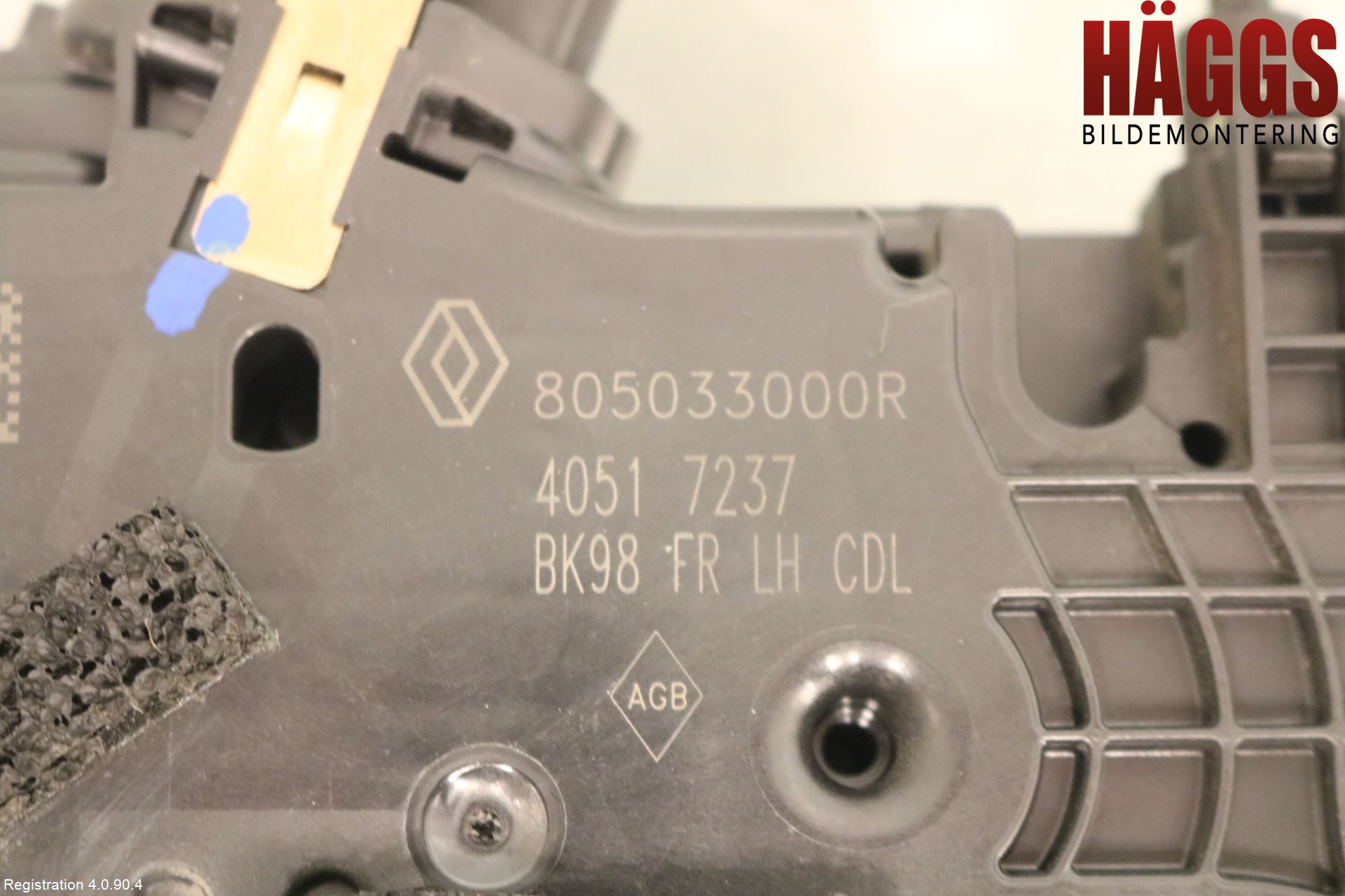 Renault CLIO IV 12-16 Låskista-Dörrlås