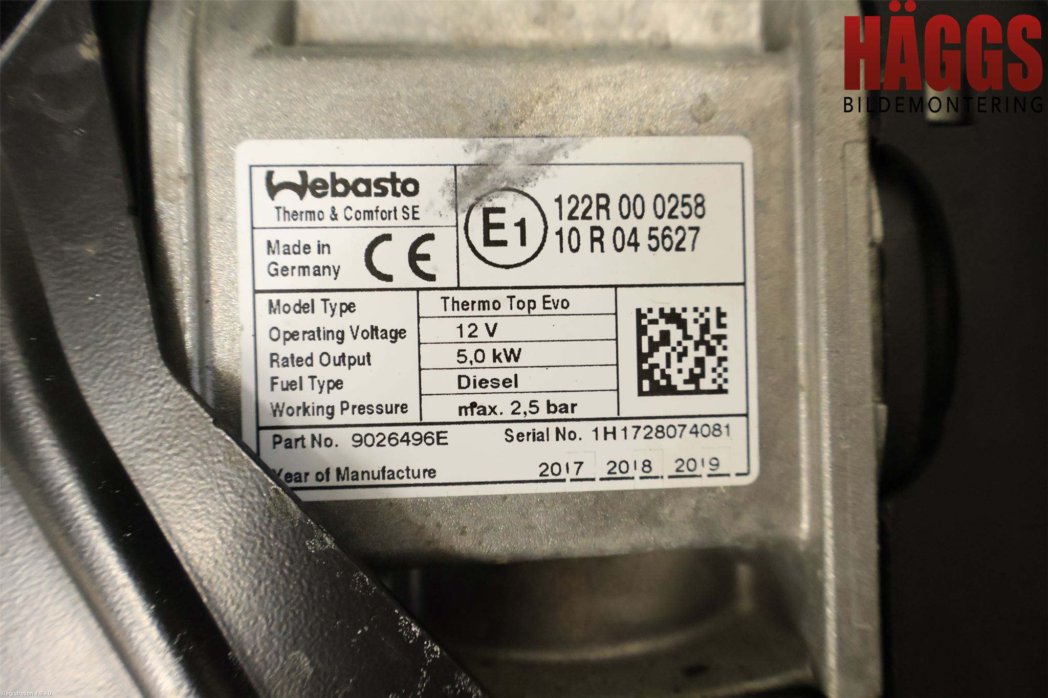 Volvo V90 CROSS COUNTRY 17->> Dieselvärmare