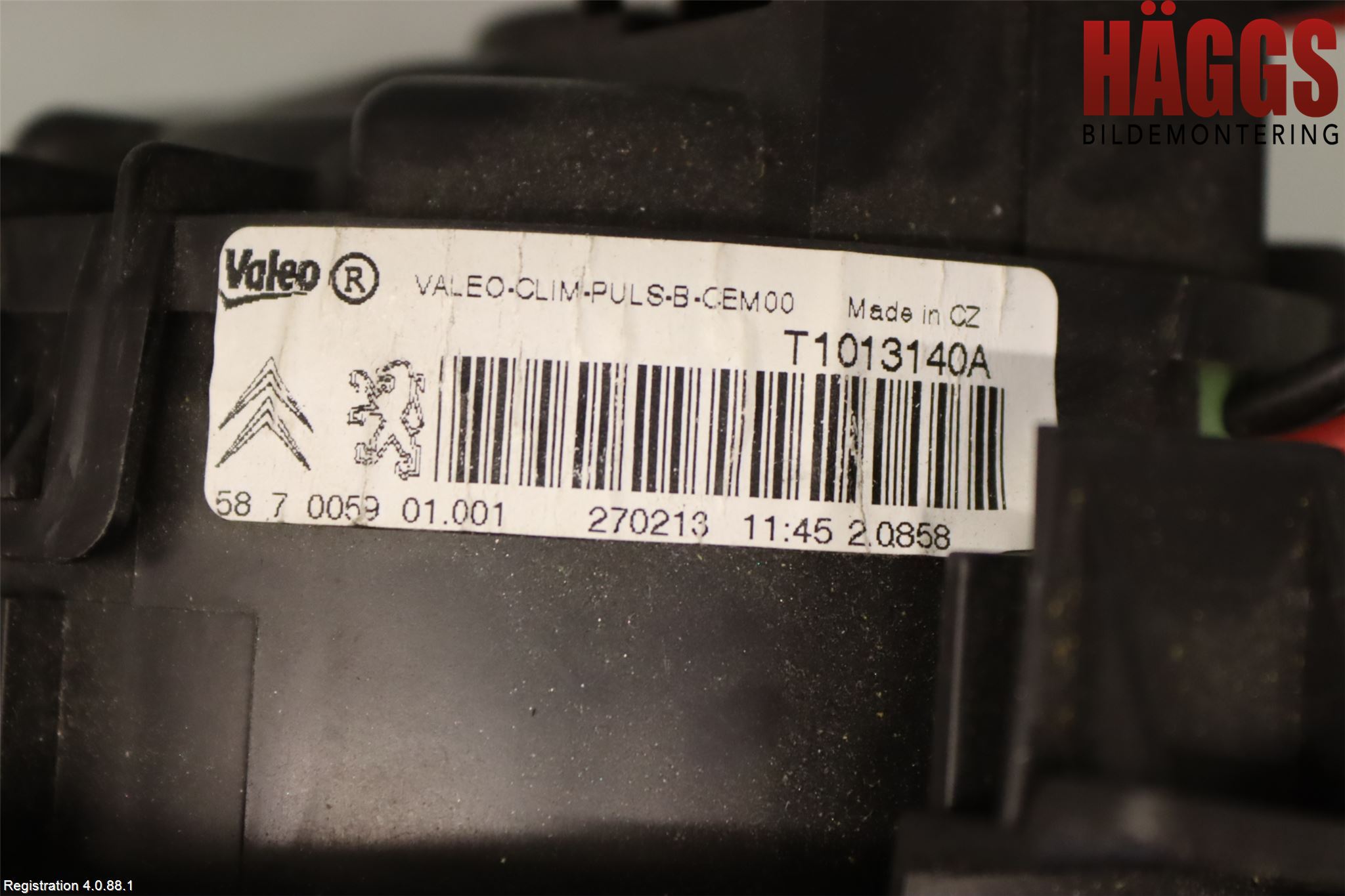 Peugeot 208 12-15 Ac Värmefläkt