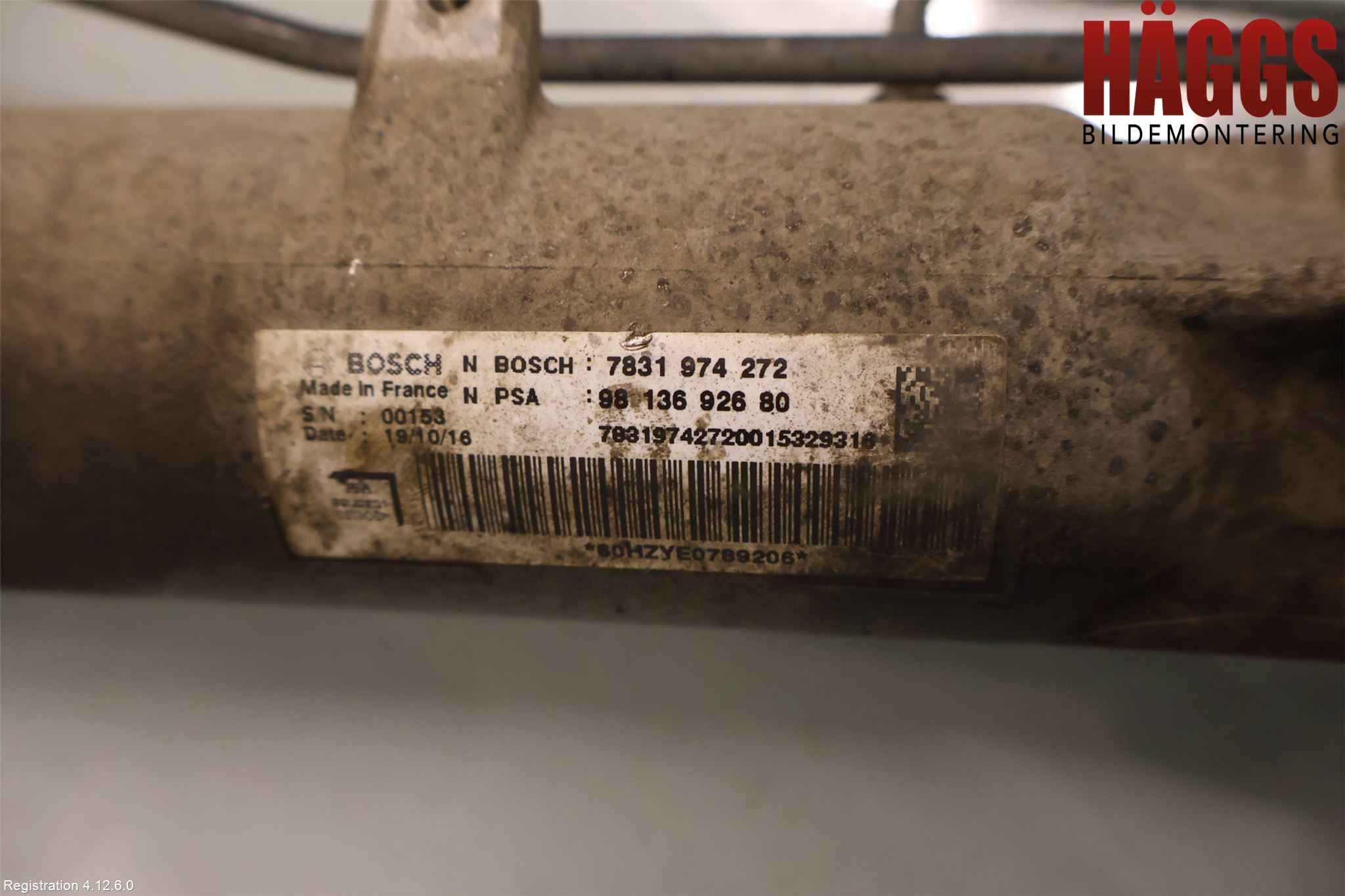 Peugeot EXPERT/E-EXPERT 17- Styrväxel Servo -Snäcka