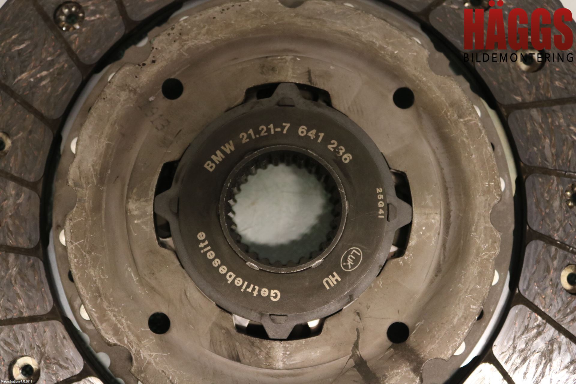 BMW 3 F30/F31/F80 12-19 Koppling Tryckplatta