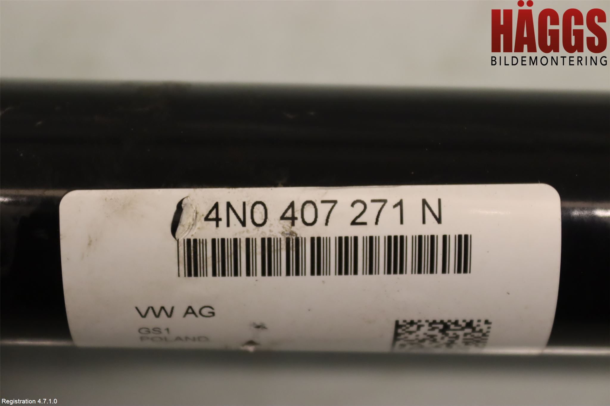 Audi A6 F2/C8 19- Drivaxel Fram Höger