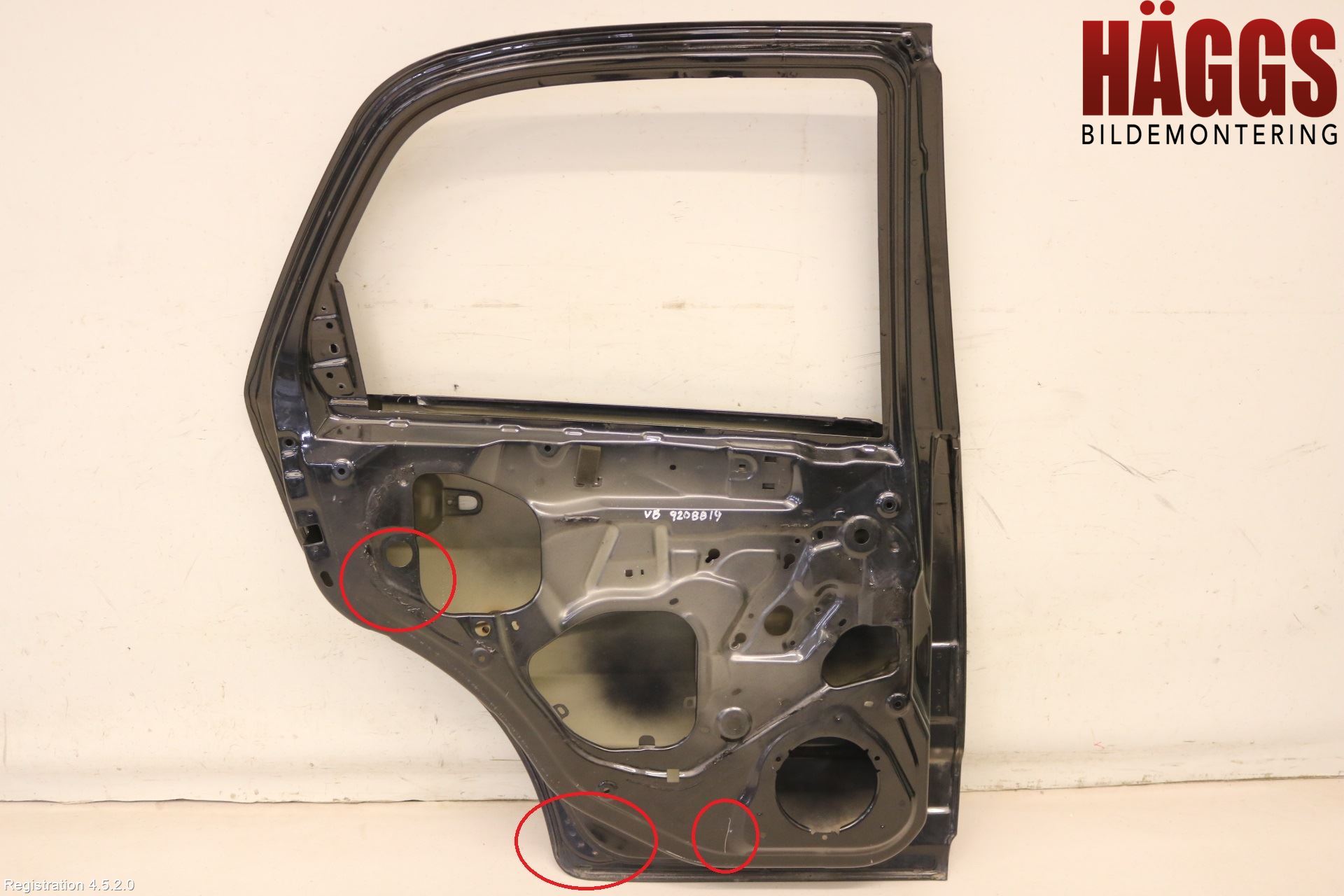 Suzuki SX4 10-13 Dörr Bak Vänster