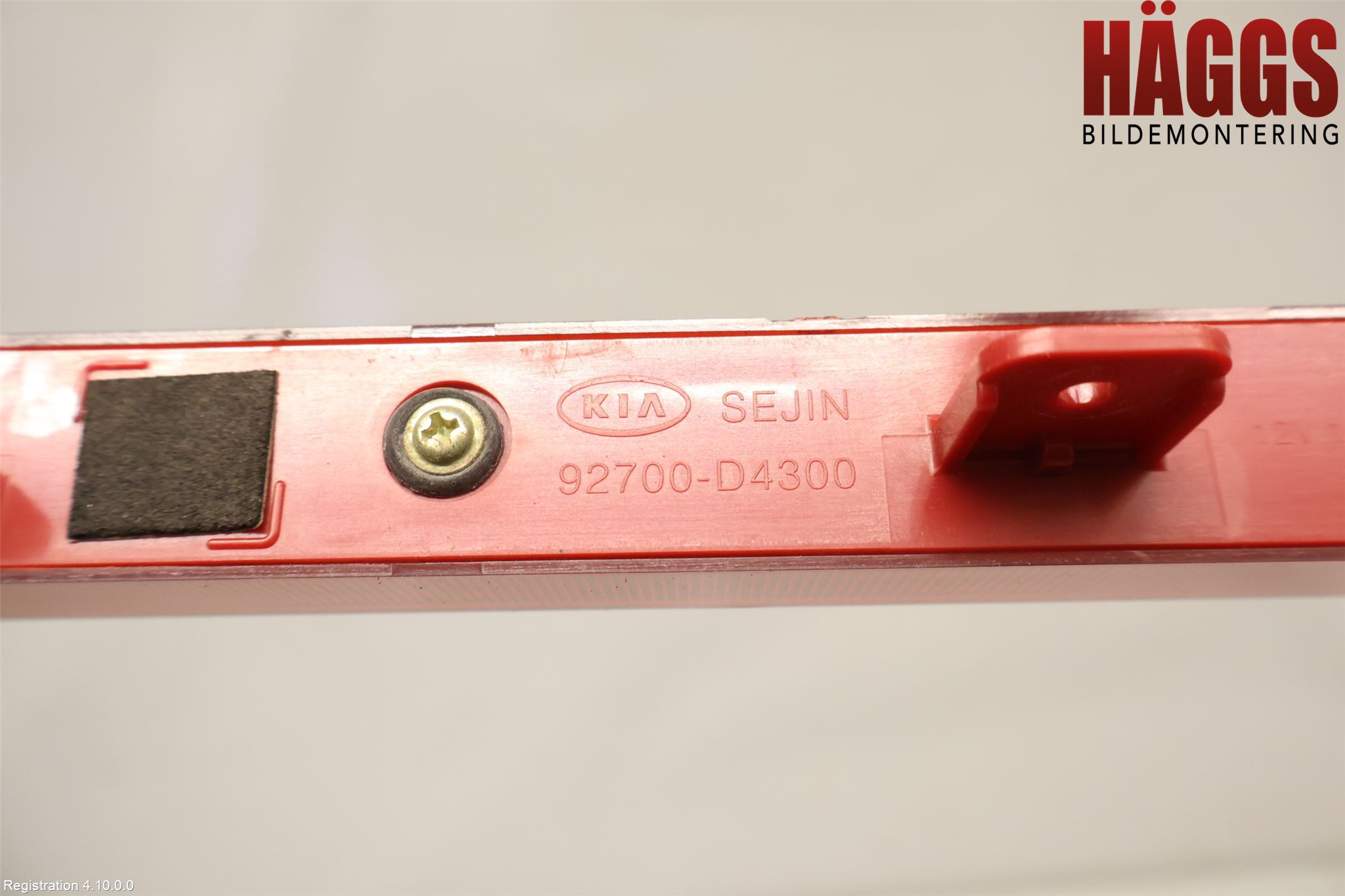 Kia OPTIMA 16-20 Bromsljus Bakruta