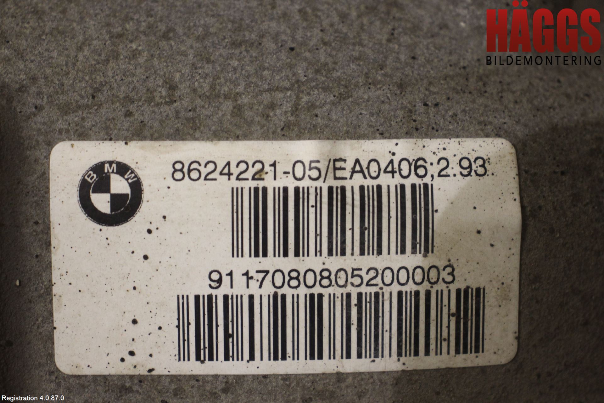 BMW 5 G30/G31/F90 17-23 Bakväxel-Diff