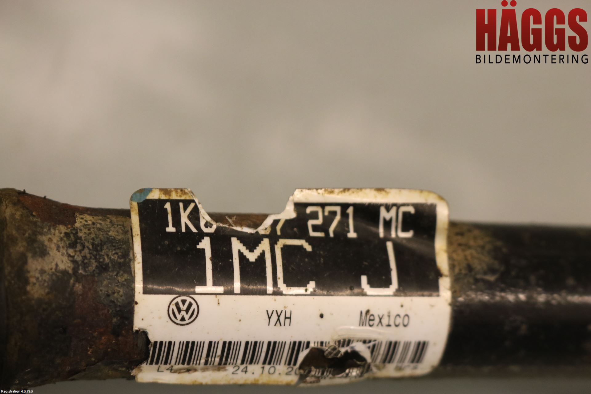 Volkswagen VW GOLF VI 09-13 Drivaxel Fram Vänster