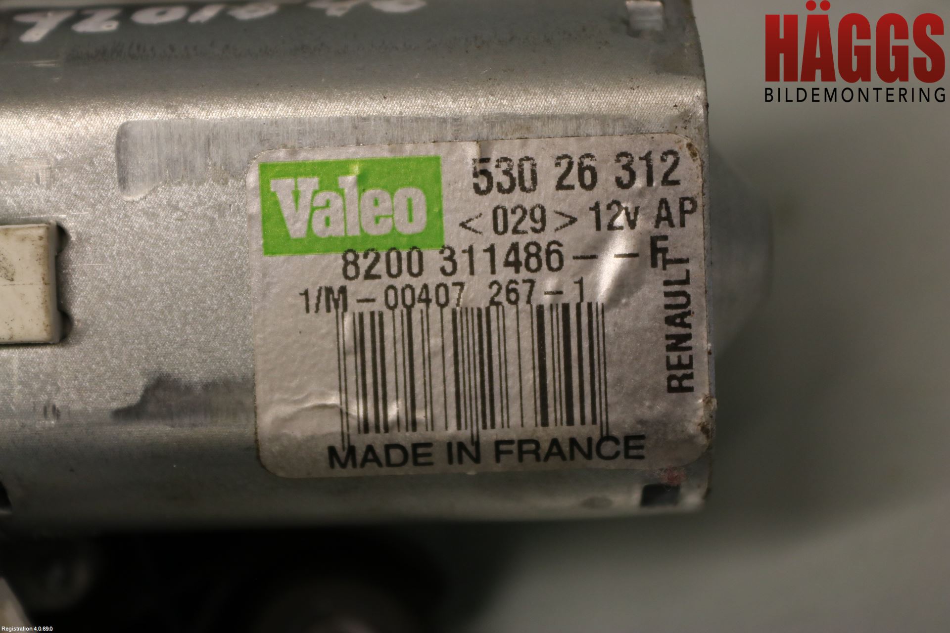 Renault CLIO III  09-12 Torkarmotor Baklucka