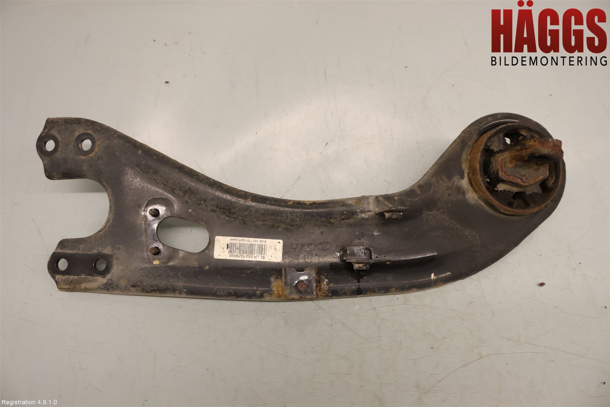 Kia SPORTAGE (SL) 11-15 Bärarm Bak Vänster