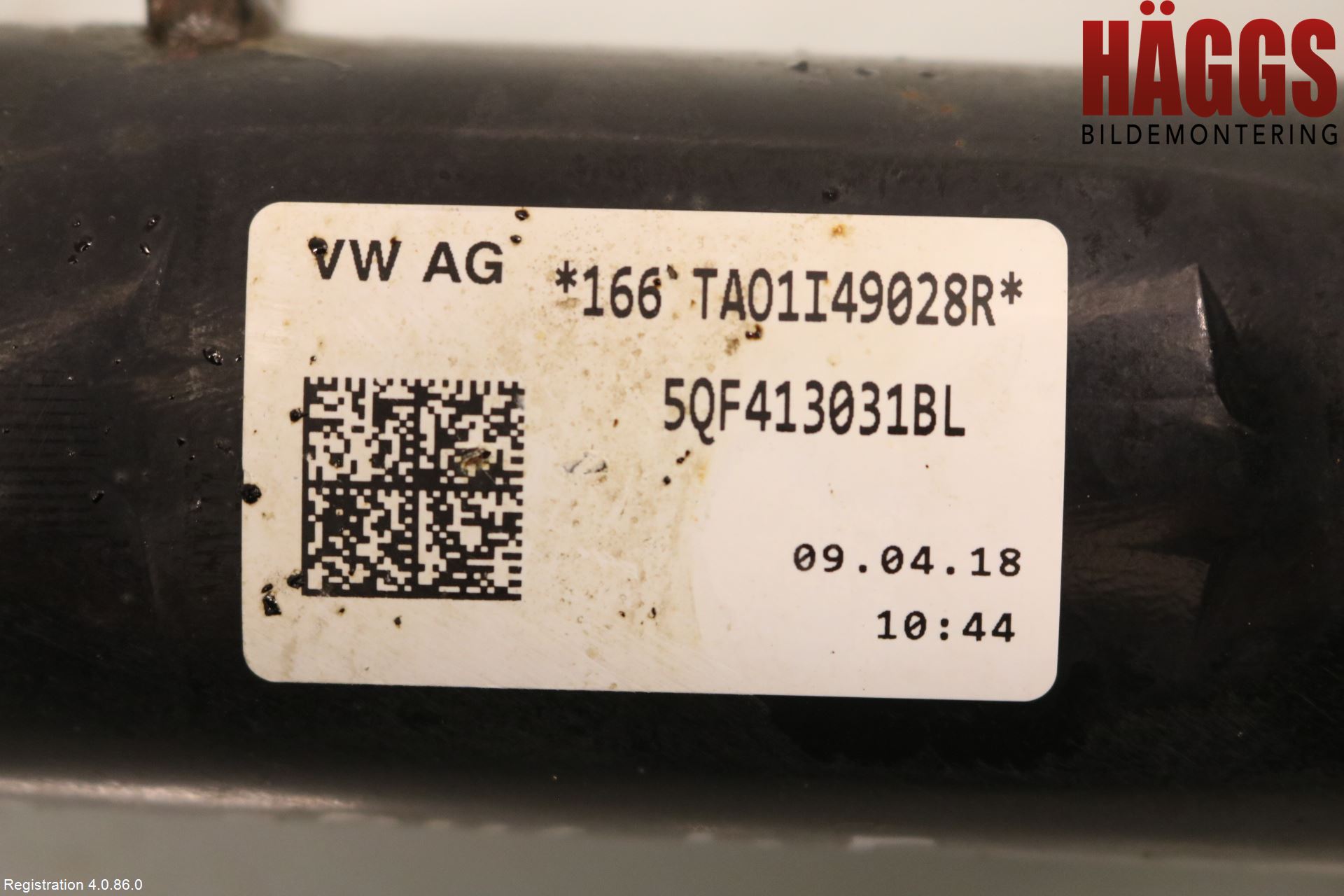 Volkswagen VW TIGUAN 16-24 Fjäderben Fram Höger