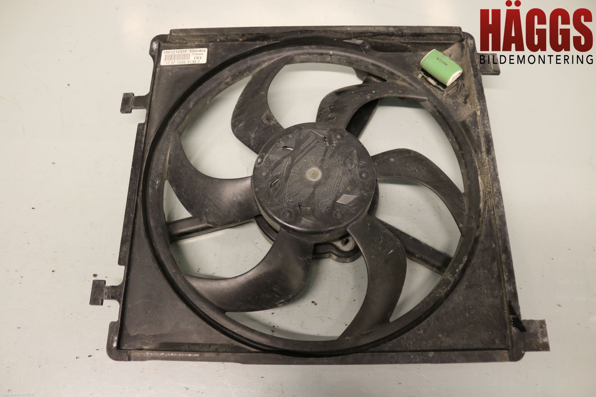 Volkswagen VW UP! / E-UP! Kylfläkt El