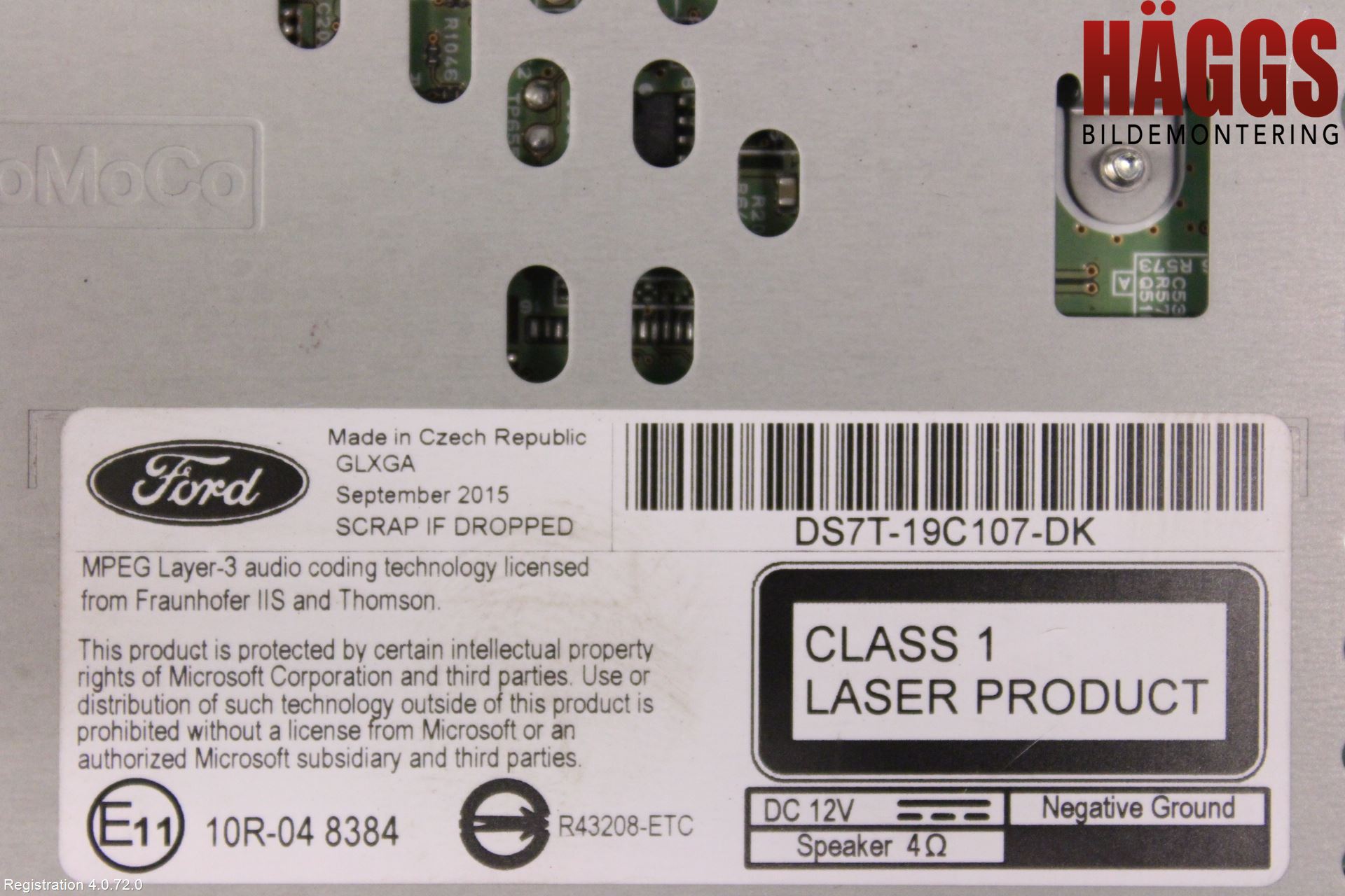 Ford MONDEO 15-22 Cd Radio - Multimediapanel