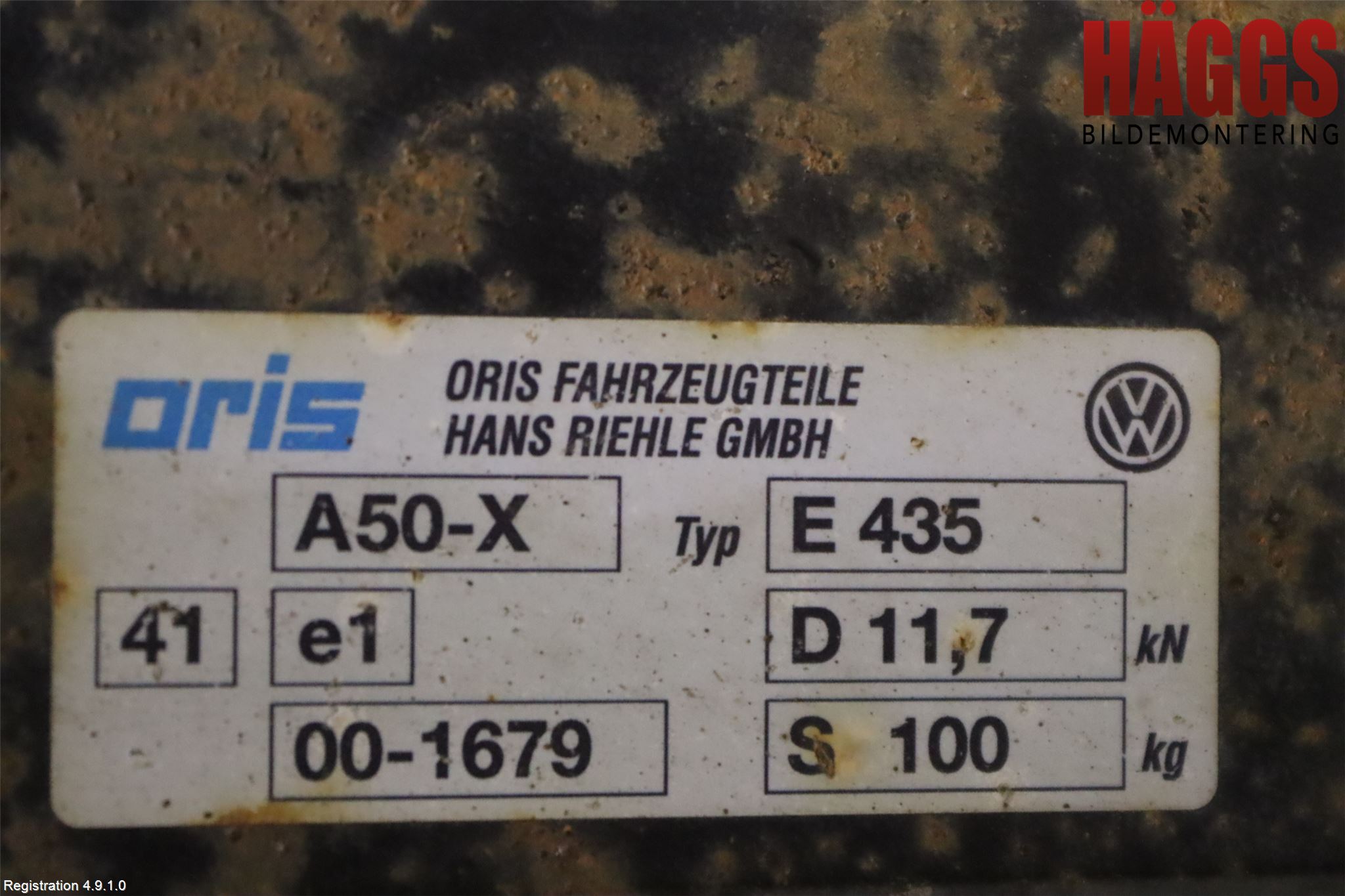 Volkswagen VW TIGUAN 07-16 Dragkrok