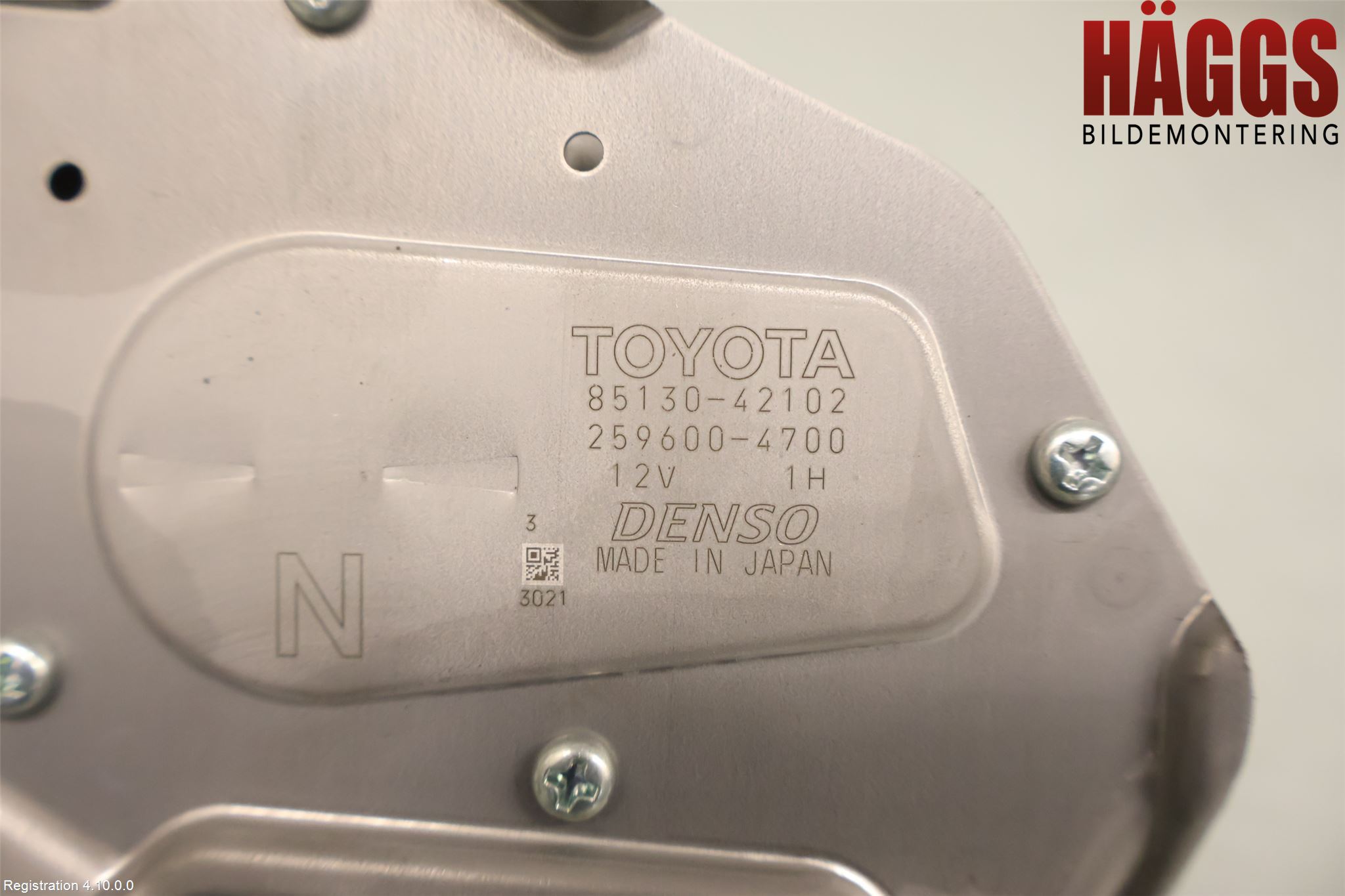 Toyota RAV4 19- Torkarmotor Baklucka