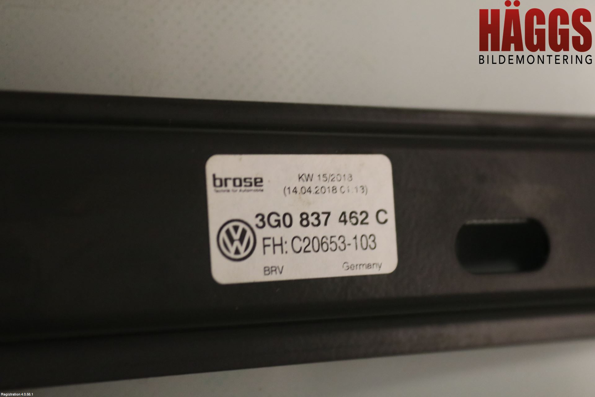Volkswagen VW PASSAT 15-19 Fönsterhissmekanism