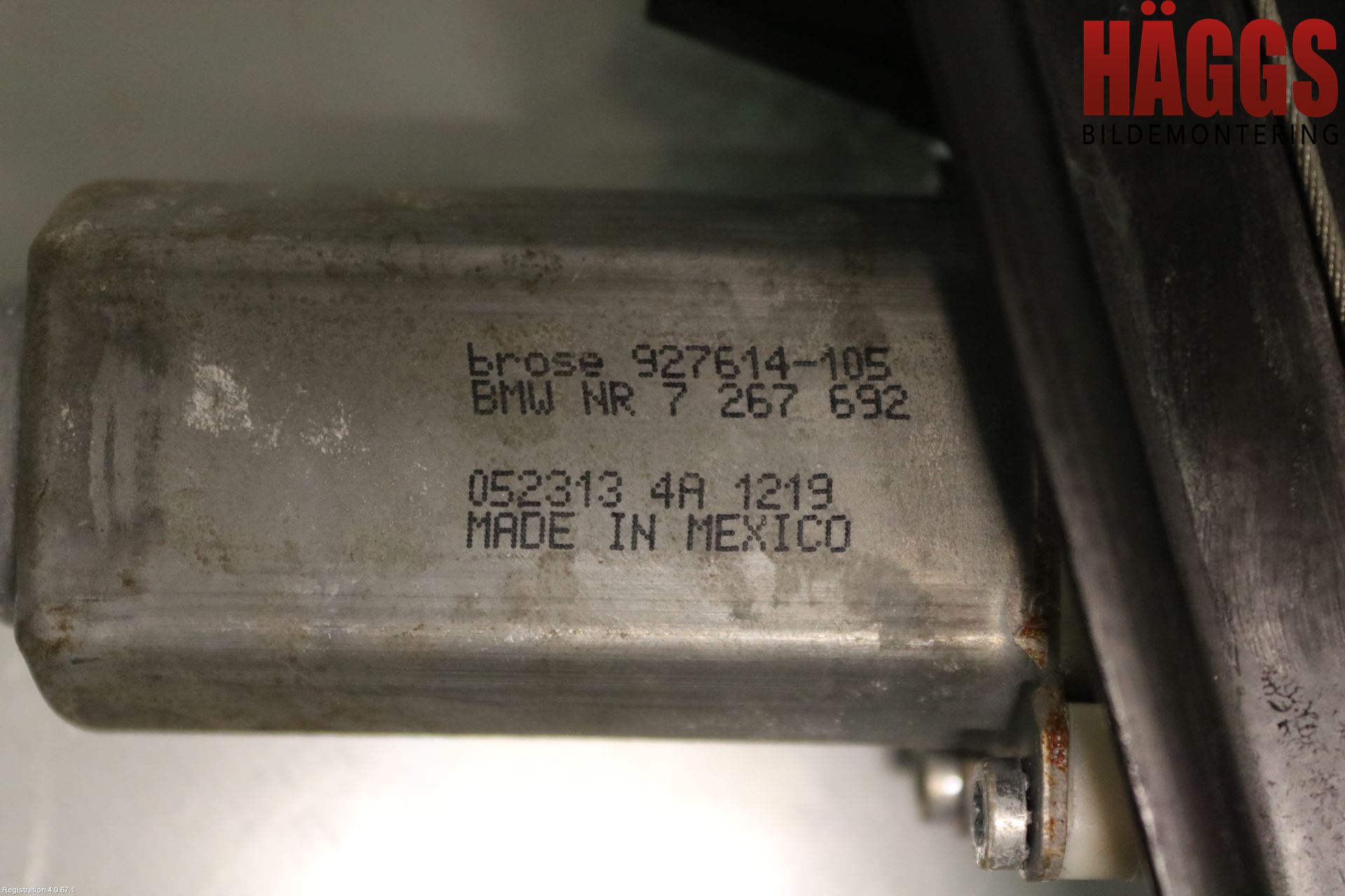 BMW X6 E71/E72   08-14 Fönsterhiss El Kompl