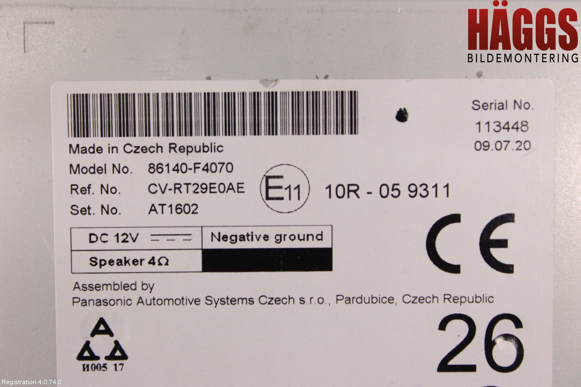 Toyota C-HR 16-23 Cd Radio - Multimediapanel