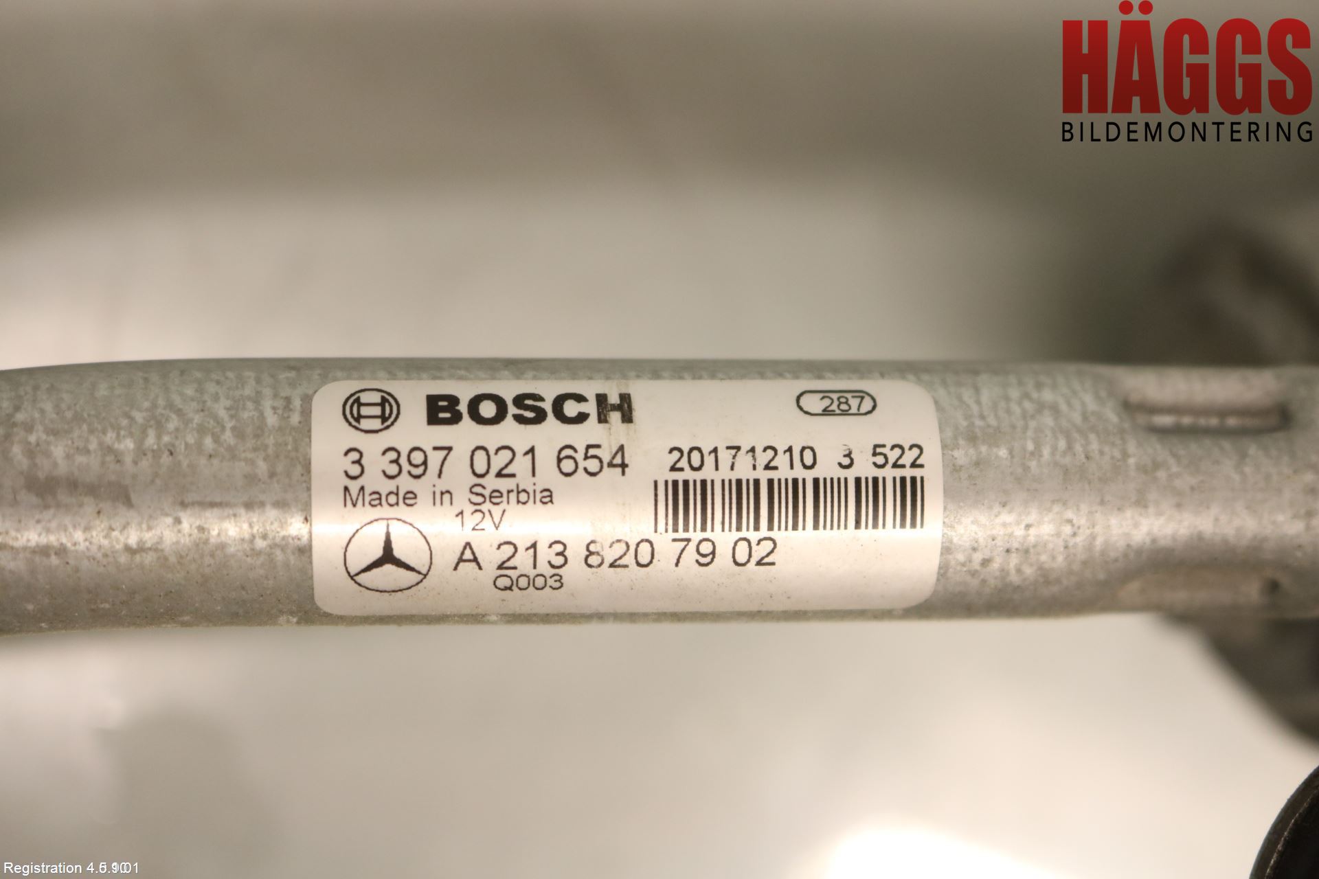 Mercedes-Benz MB E-KLASS (W213) 16-23 Torkarmotor Vindruta