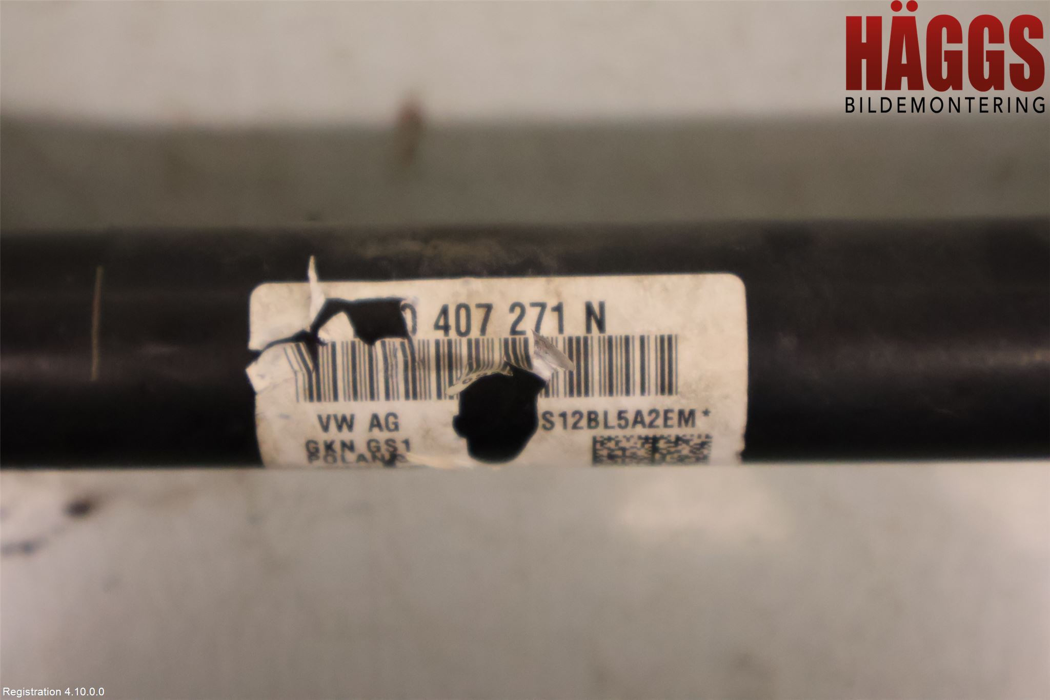 Volkswagen VW CRAFTER II / E-CRAFTER 17- Drivaxel Fram Vänster