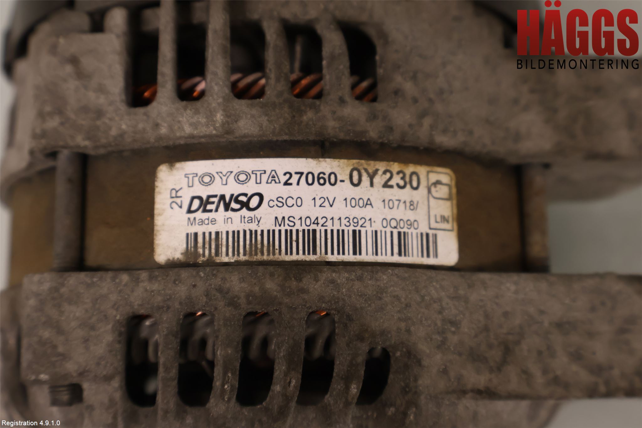 Toyota AURIS 13-19 Generator